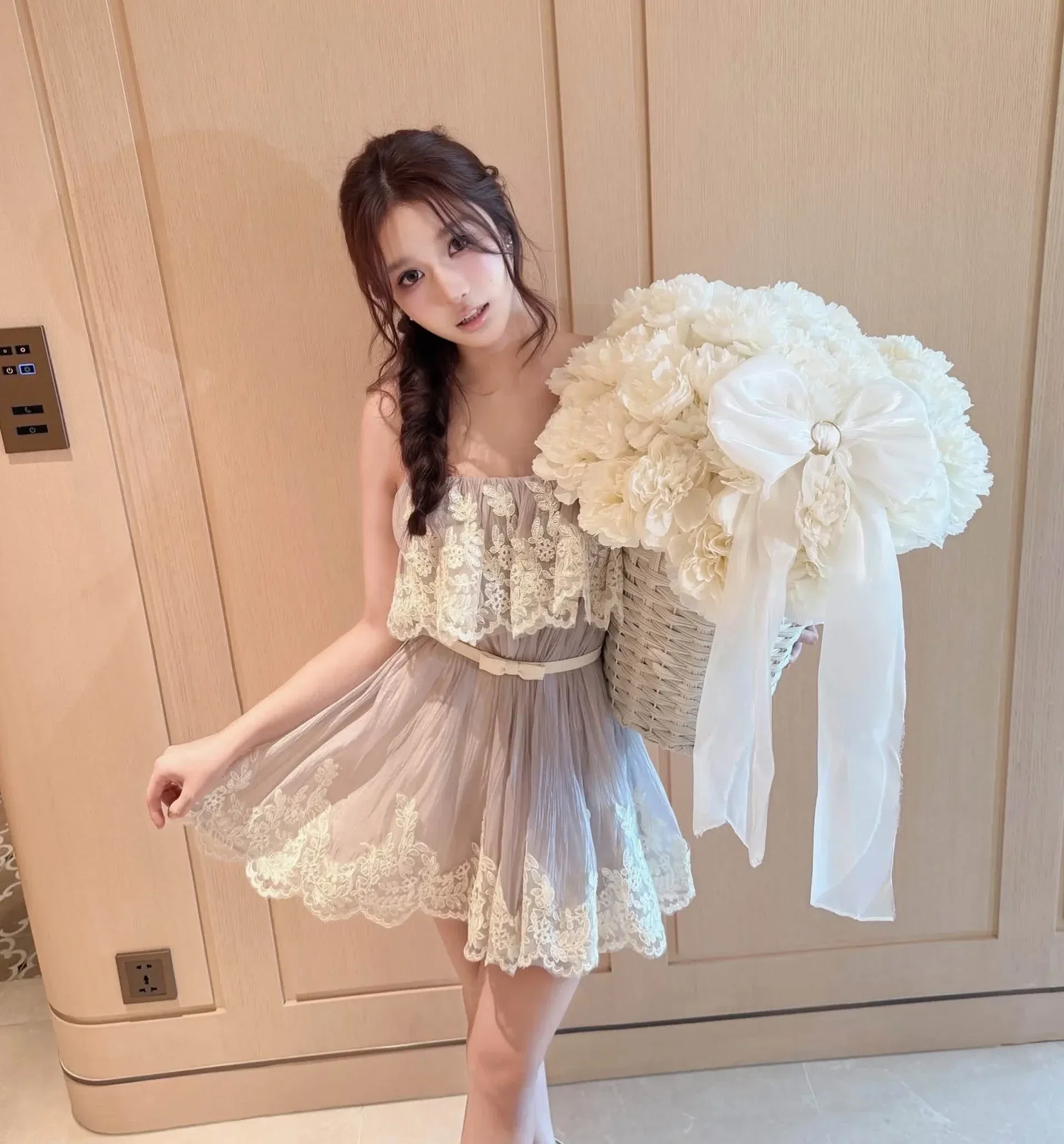 Ophelia Dress - size 2 (tím tro) 5
