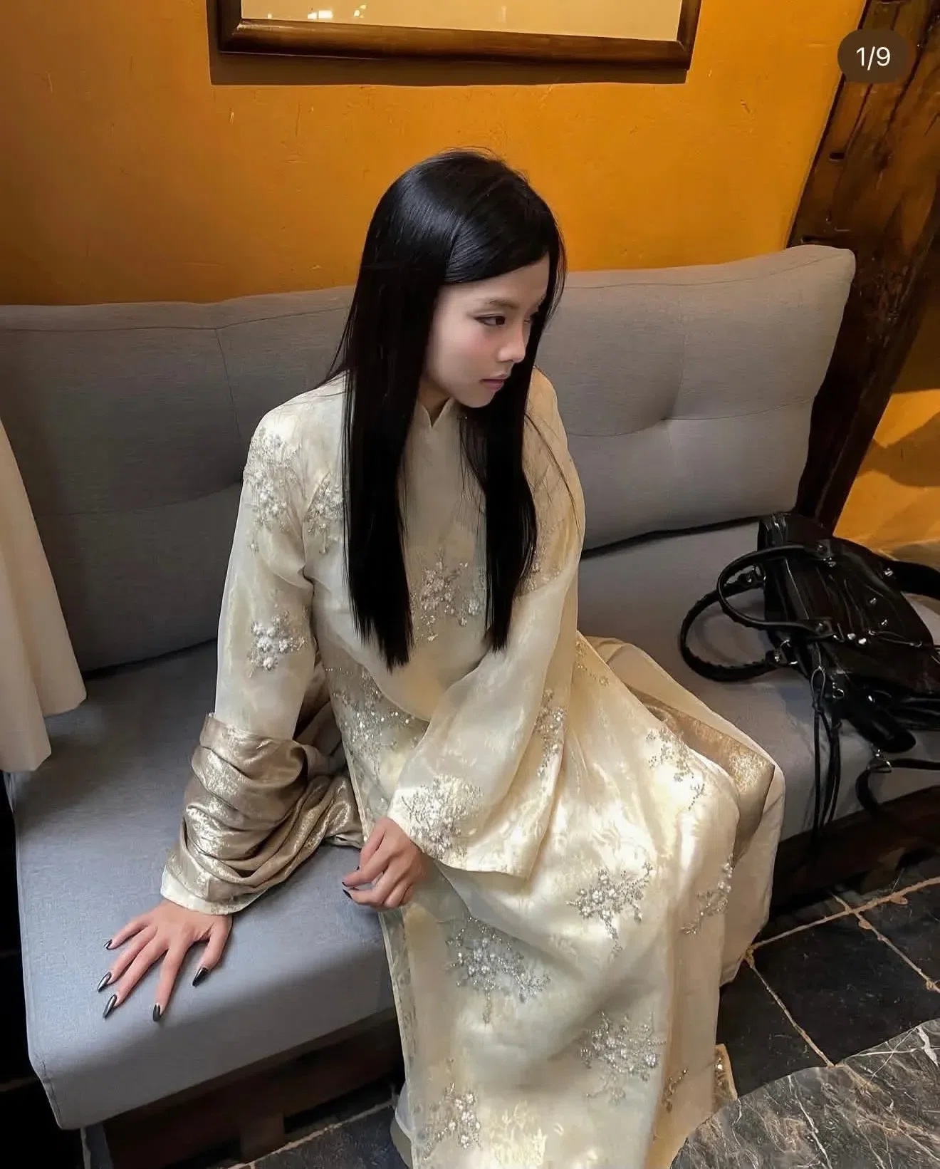 Áo dài Ivory size M,L 5