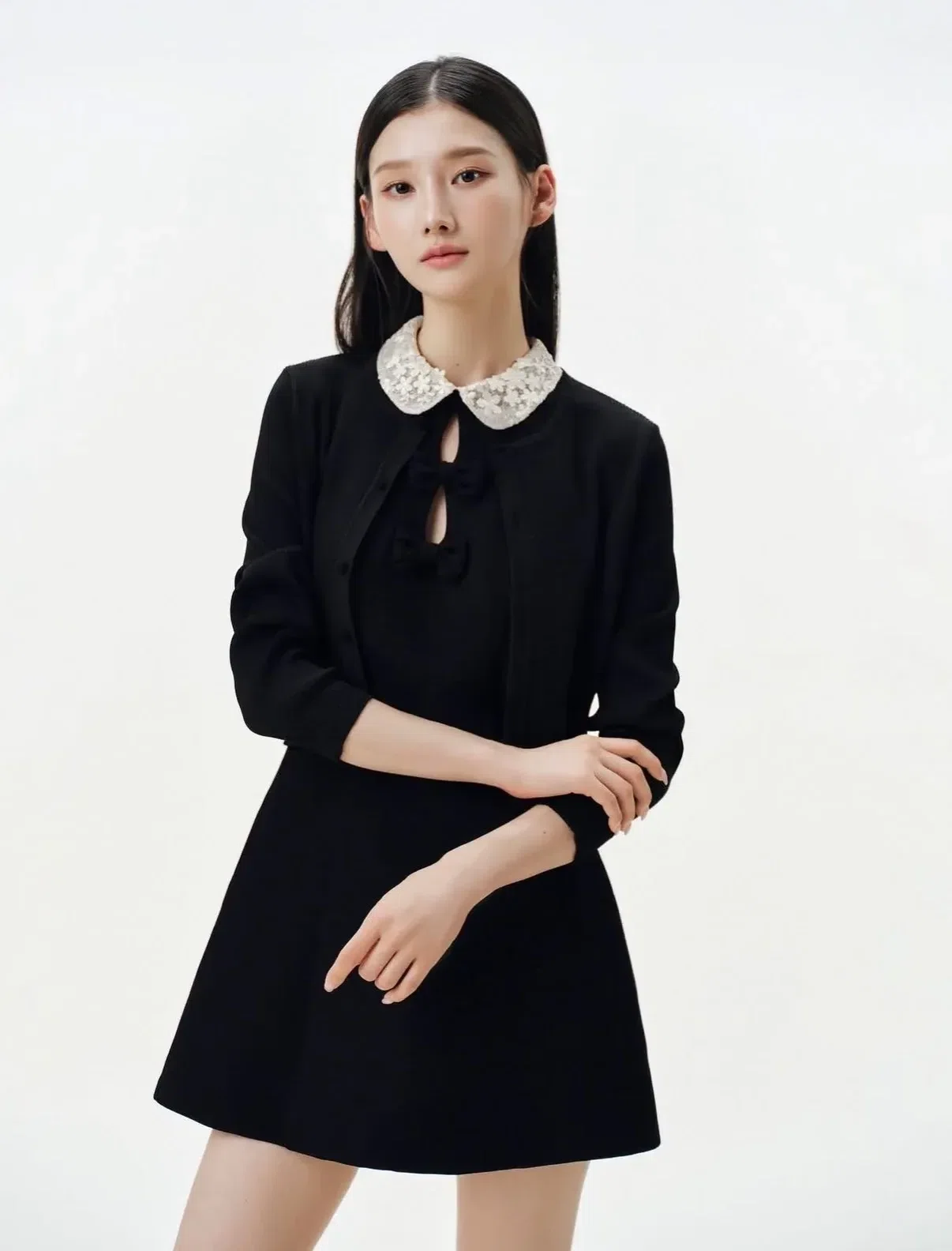 Mally Set - size L (gồm váy + cardigan) 10
