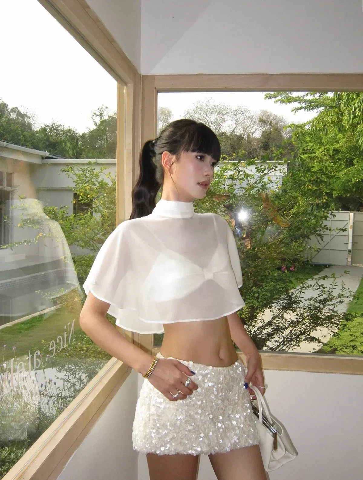 Váy sequin kèm cape SK0009 14
