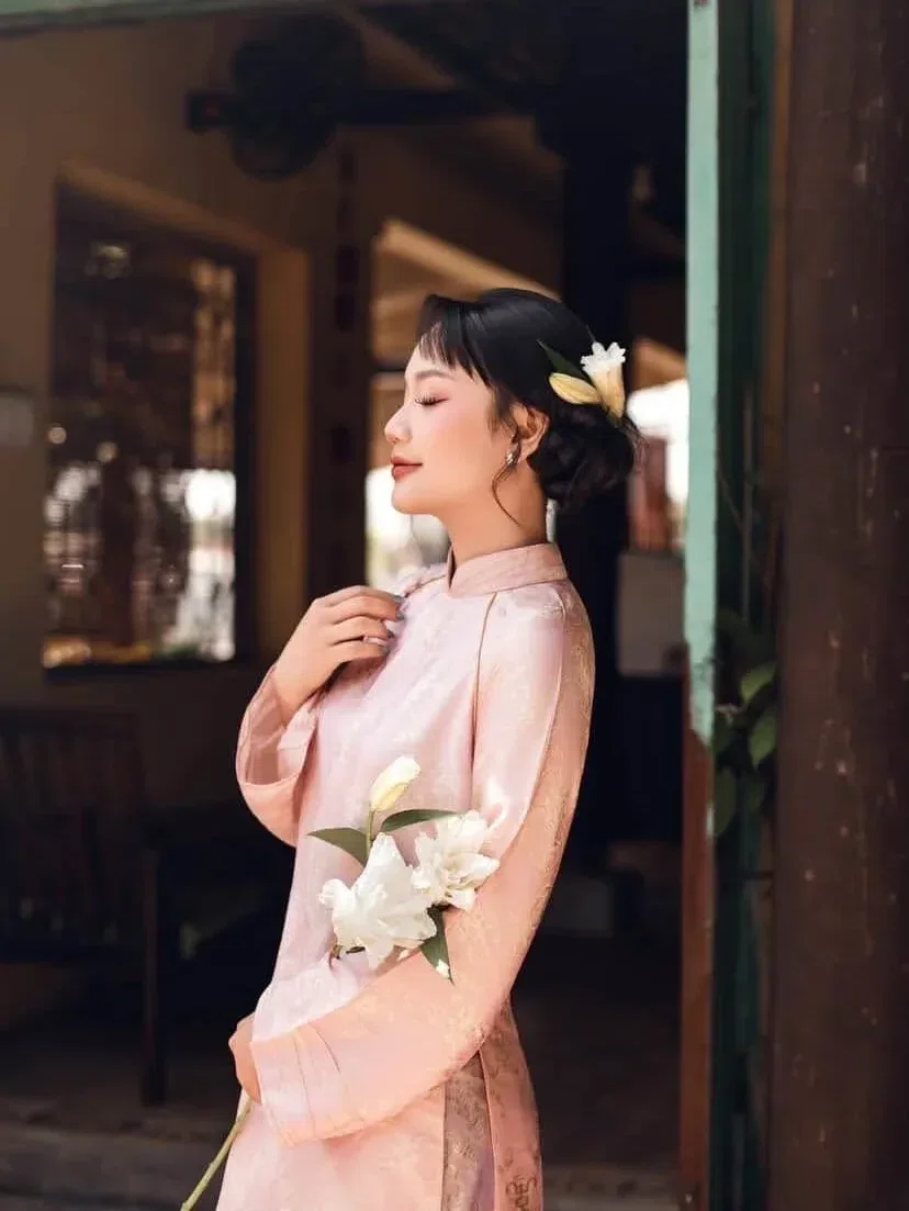 Áo dài Mộng Uyển - size M fit M, L 3