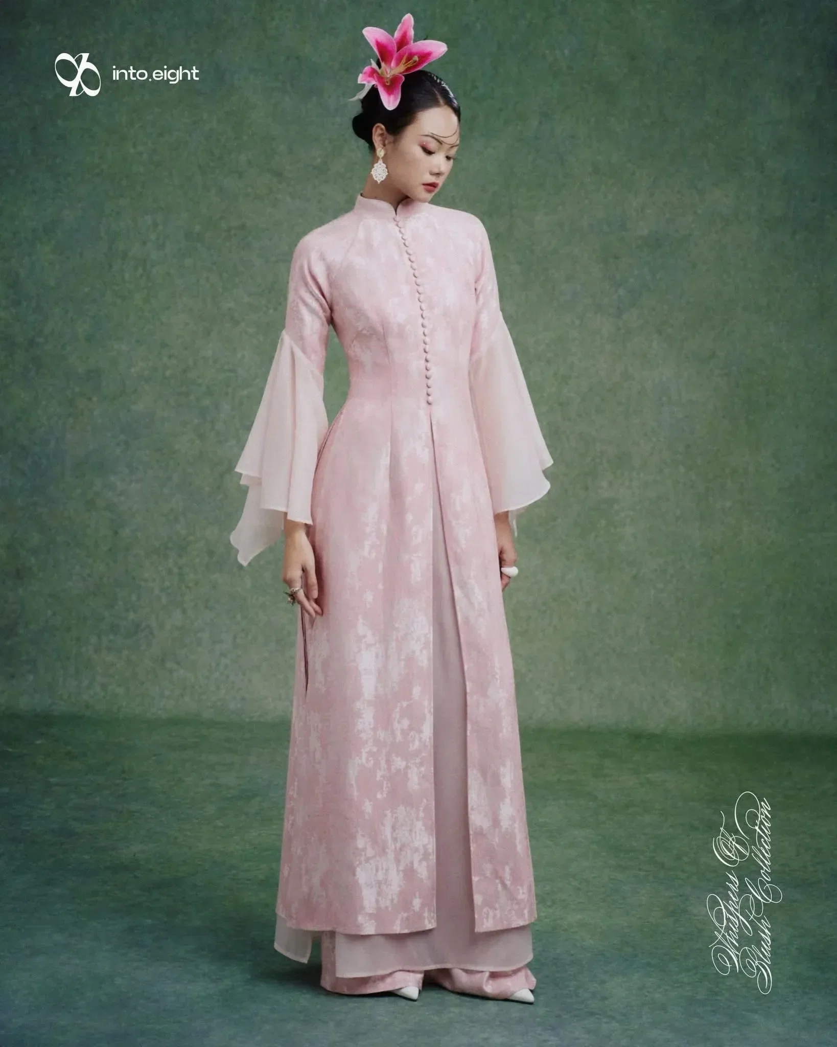 Áo dài trâm size S M 3