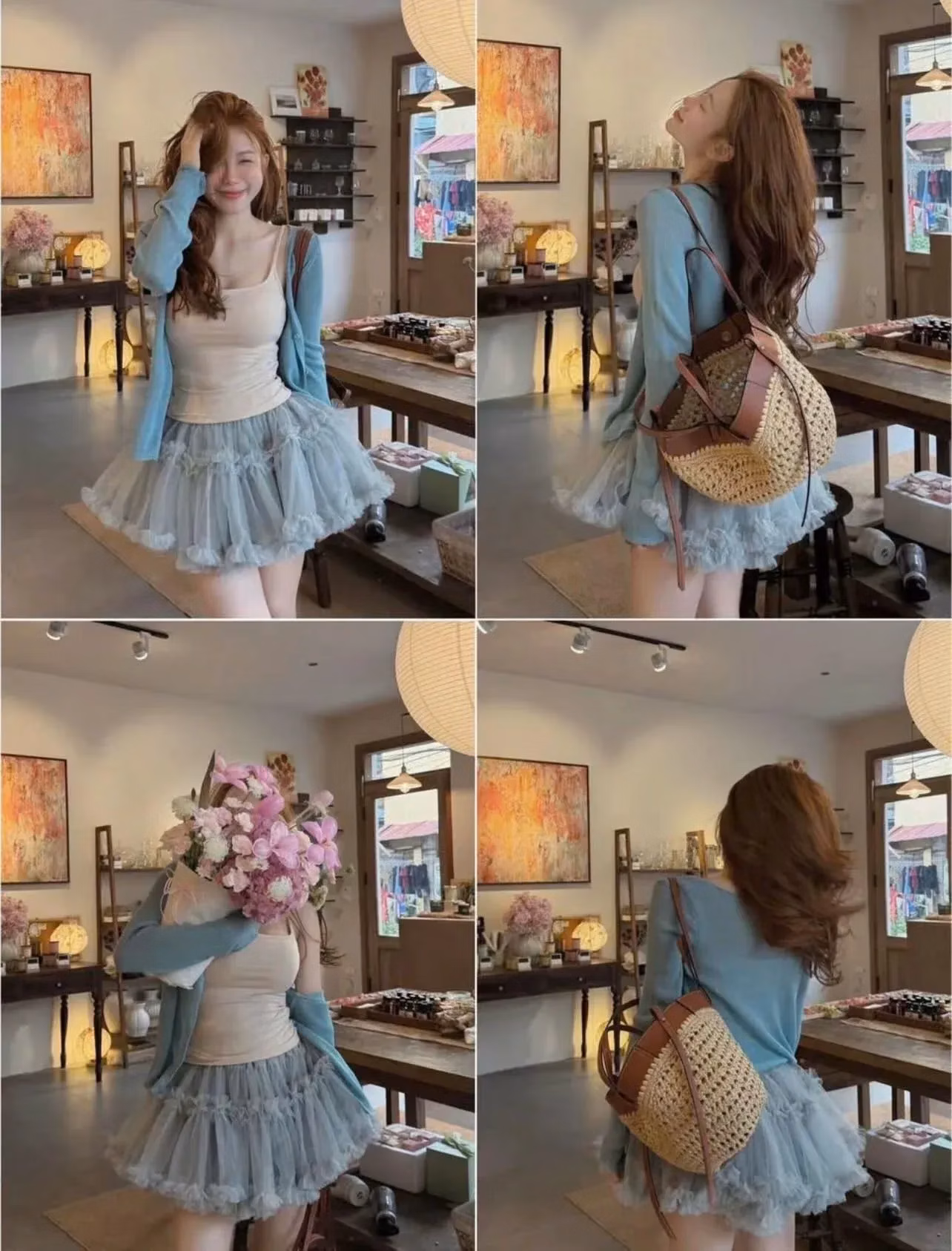 SET 3 CHI TIẾT ( CHÂN VÁY+ ÁO 2S + ÁO CDG ) 2