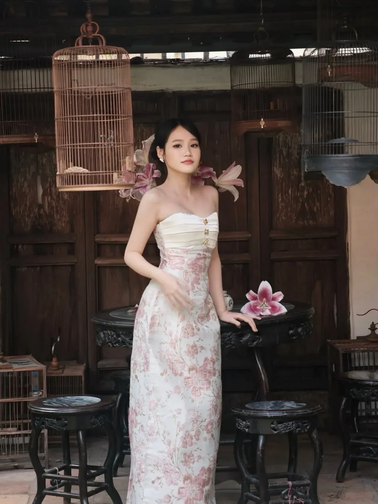Máy ảnh V617 Merlyn Dress ~ Size S 5