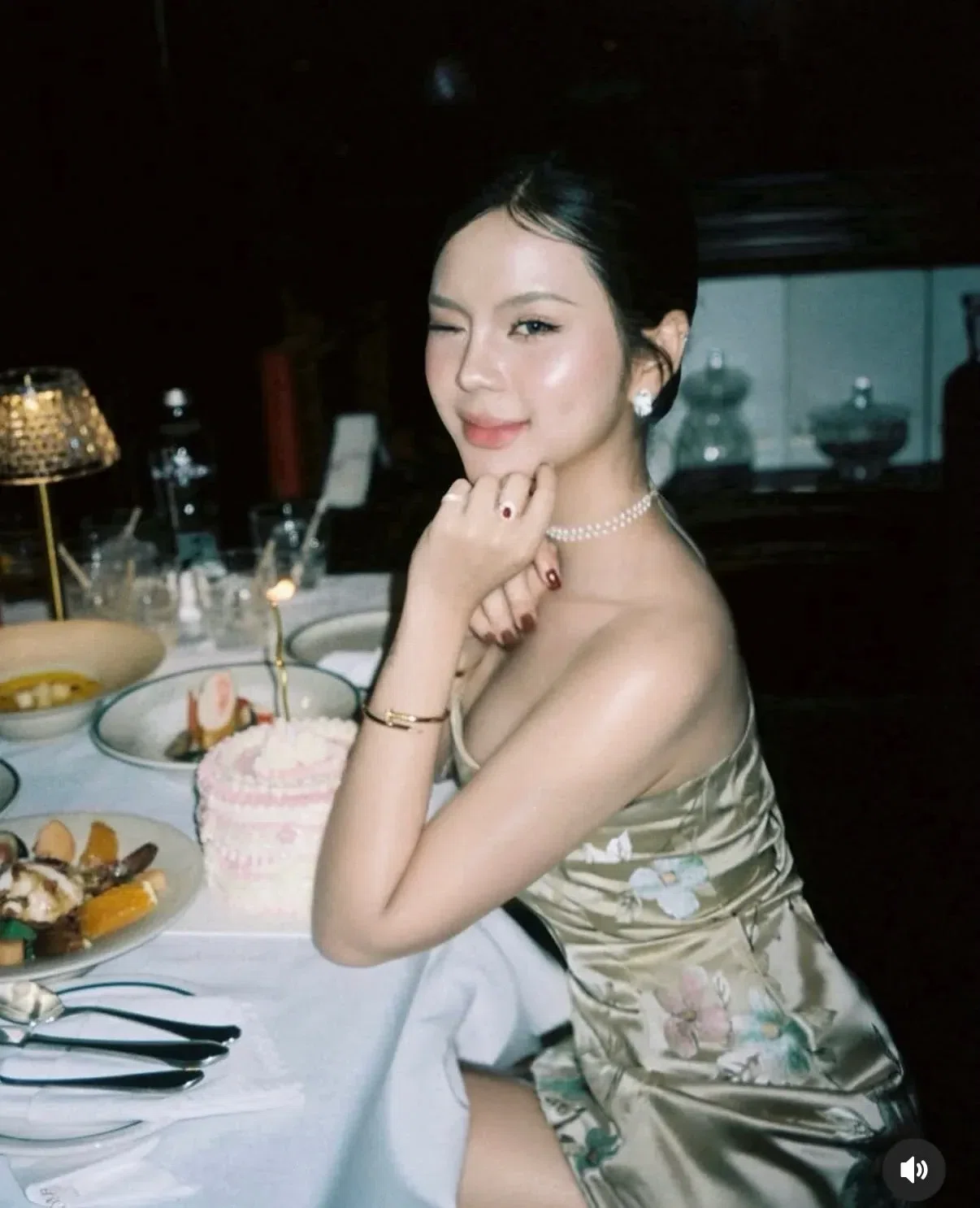 Champagne Dress - size L 16