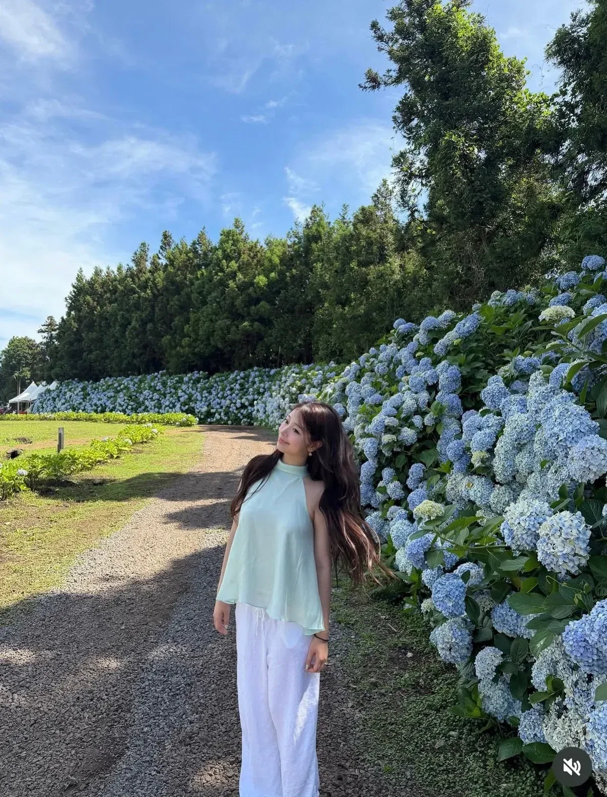 Cho thuê áo yếm xanh tiffany Cullot - size L 4