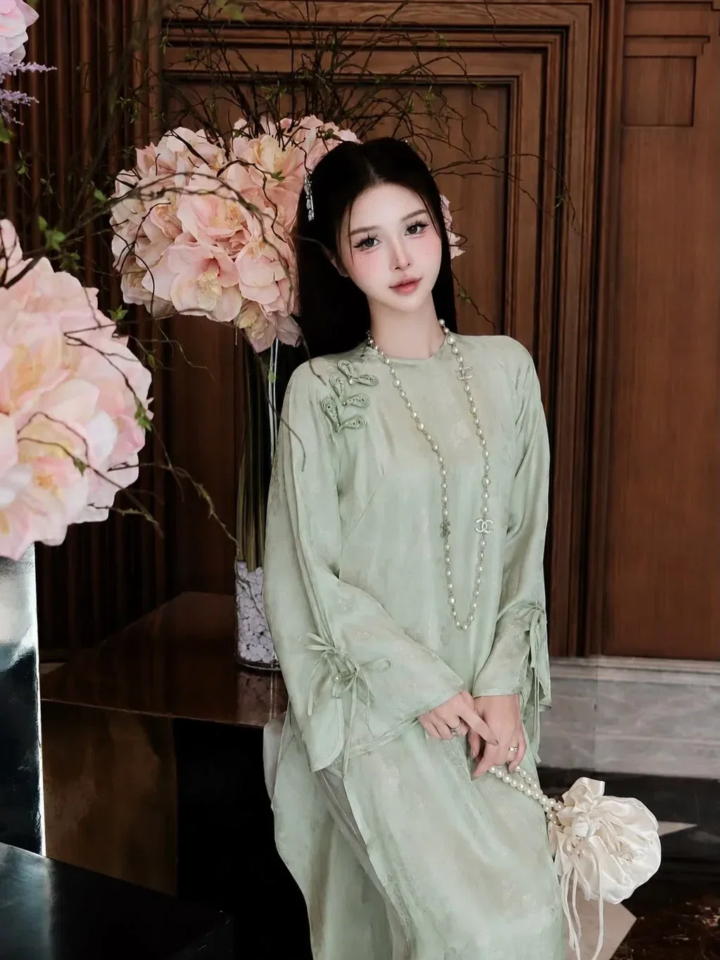 SET ÁO DÀI TƠ TẰM PHƯỢNG TIÊN 2