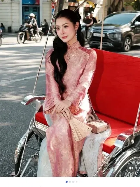 mạc dương áo dài tơ tằm 5