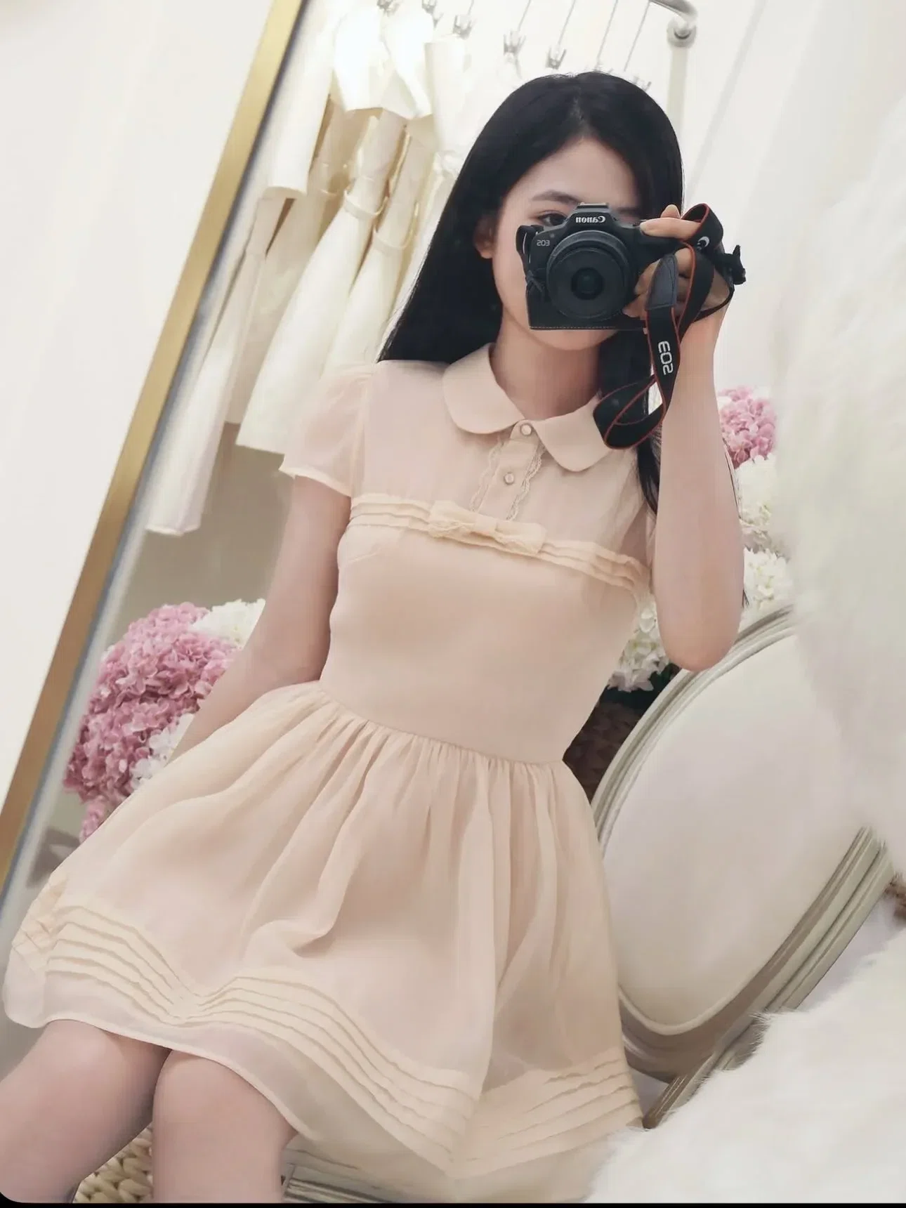Será Váy cổ sen 5