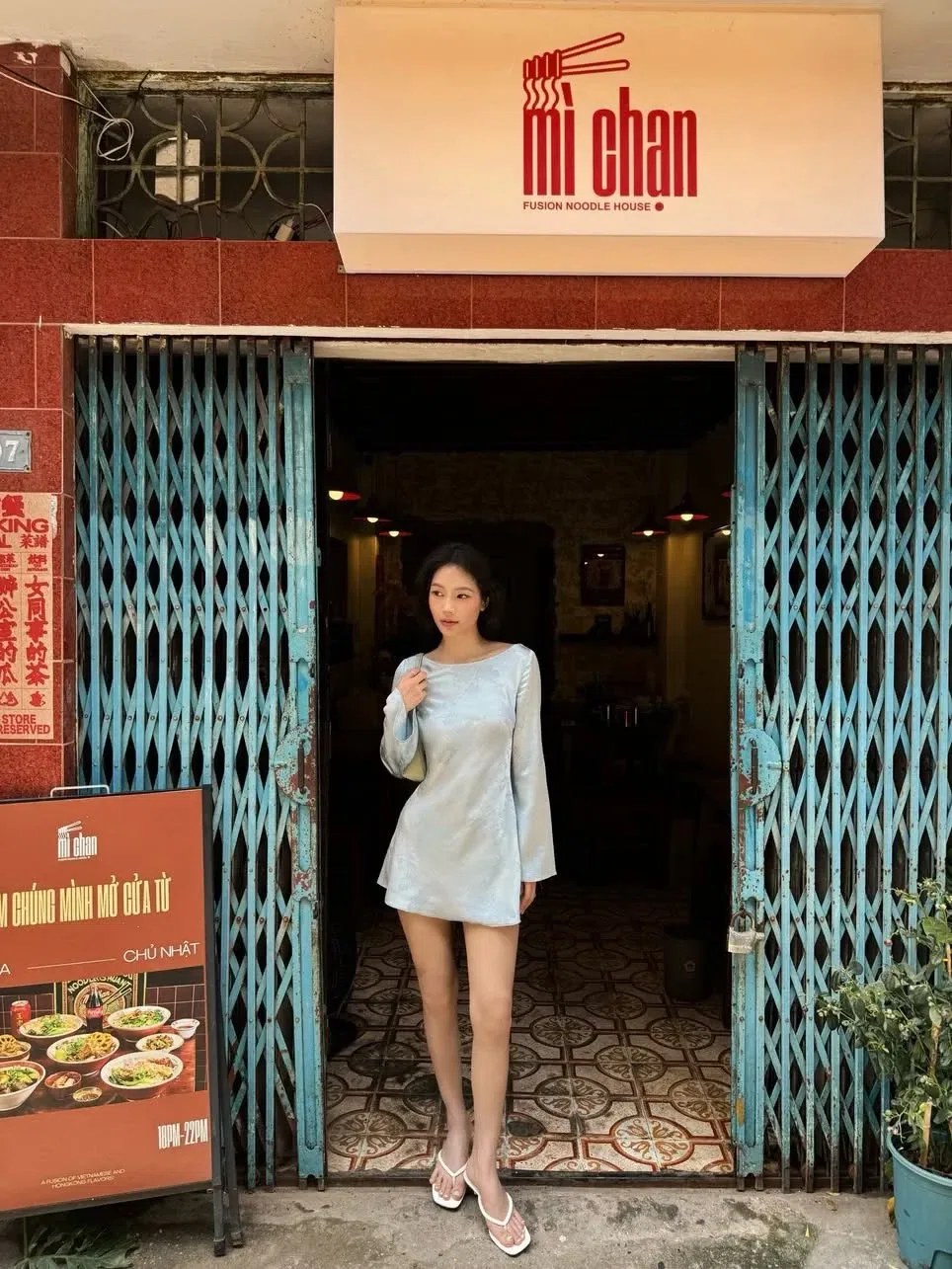 Sólmaris Dress - size L fit M, L (màu xanh, vàng) 7