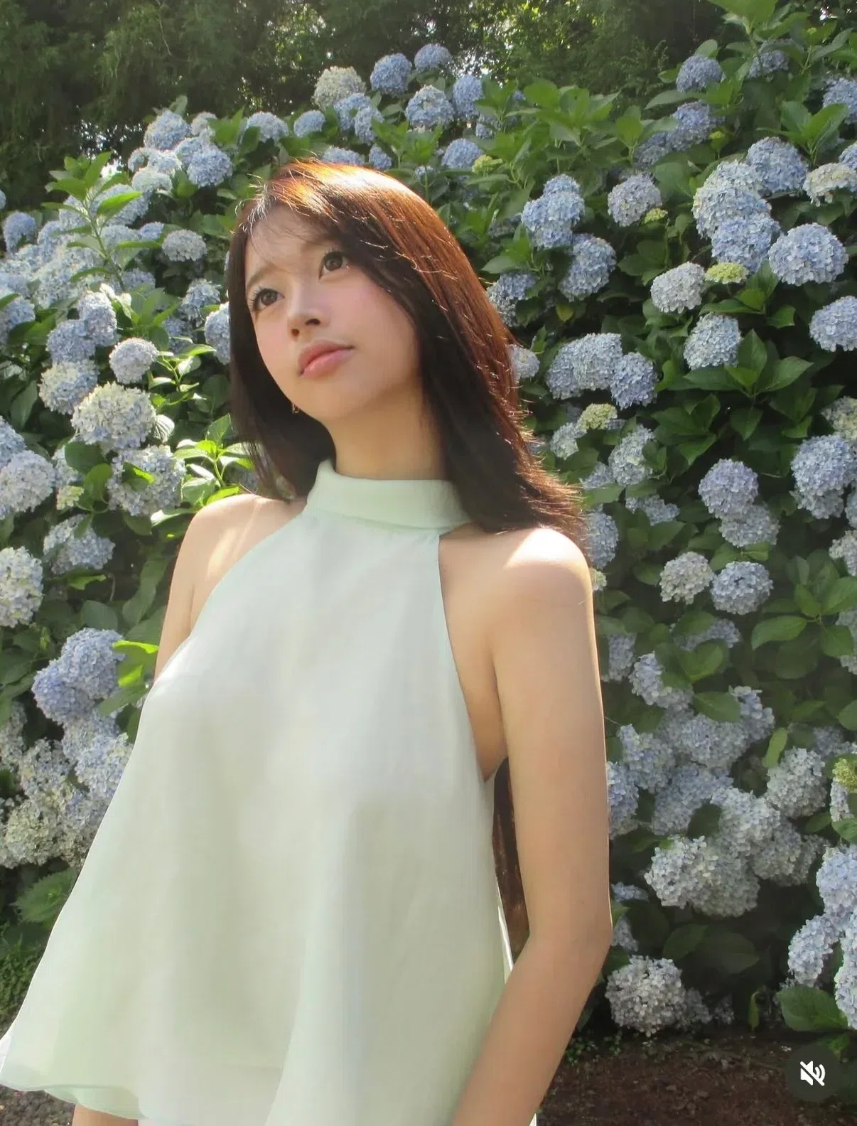 Cho thuê áo yếm xanh tiffany Cullot - size L 5