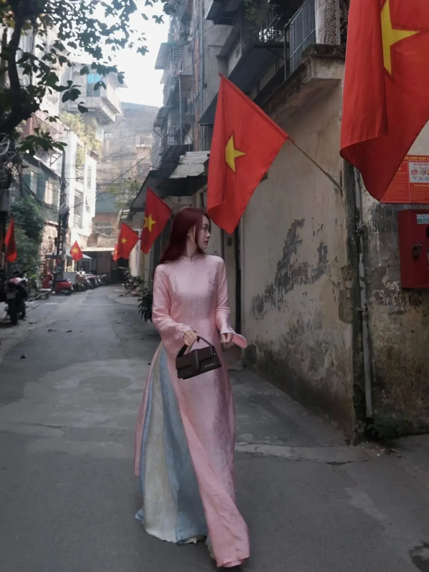Áo dài Nguyệt Đào - size L (số đo max 94-75) 2