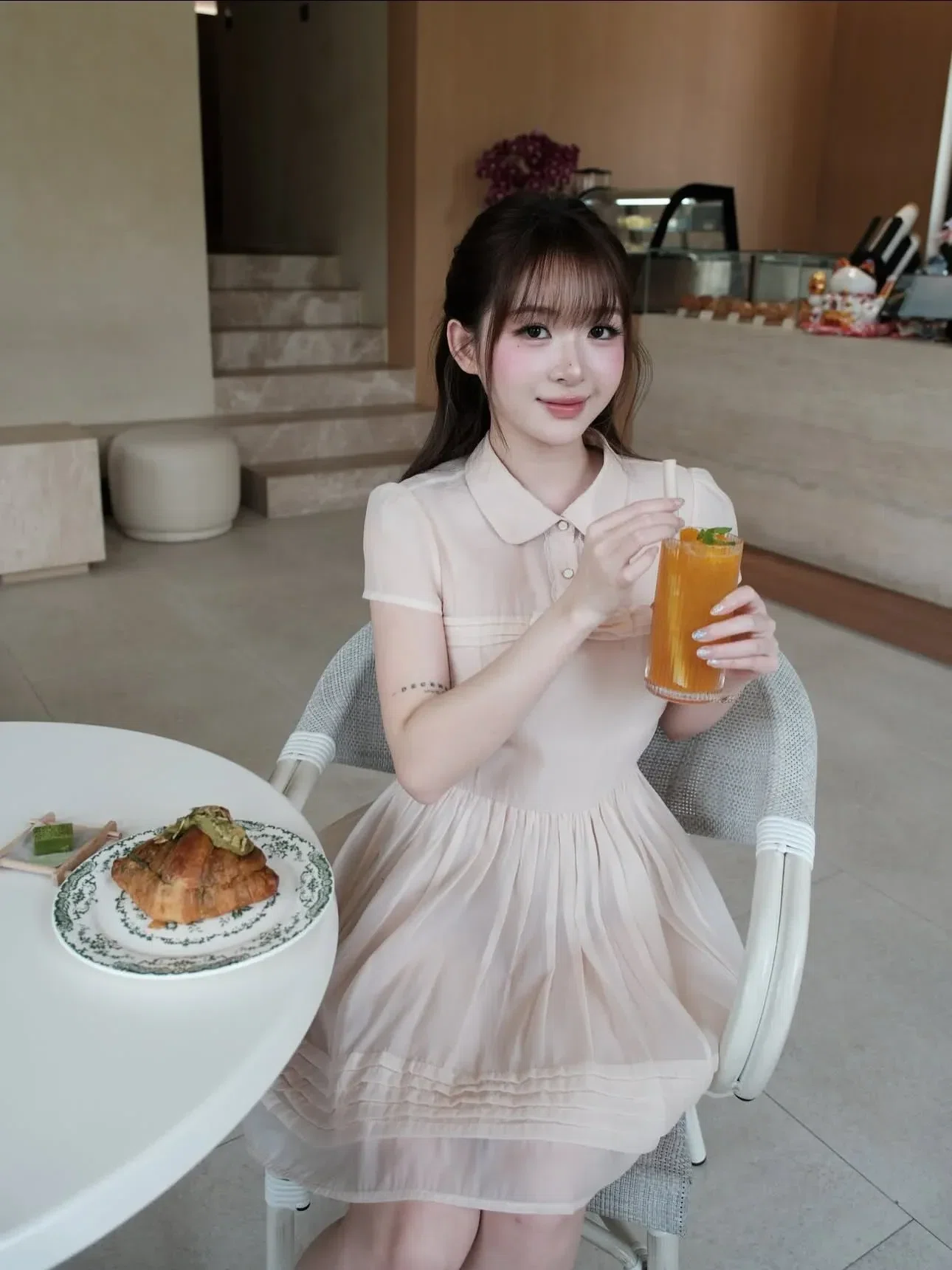 Será Váy cổ sen 7