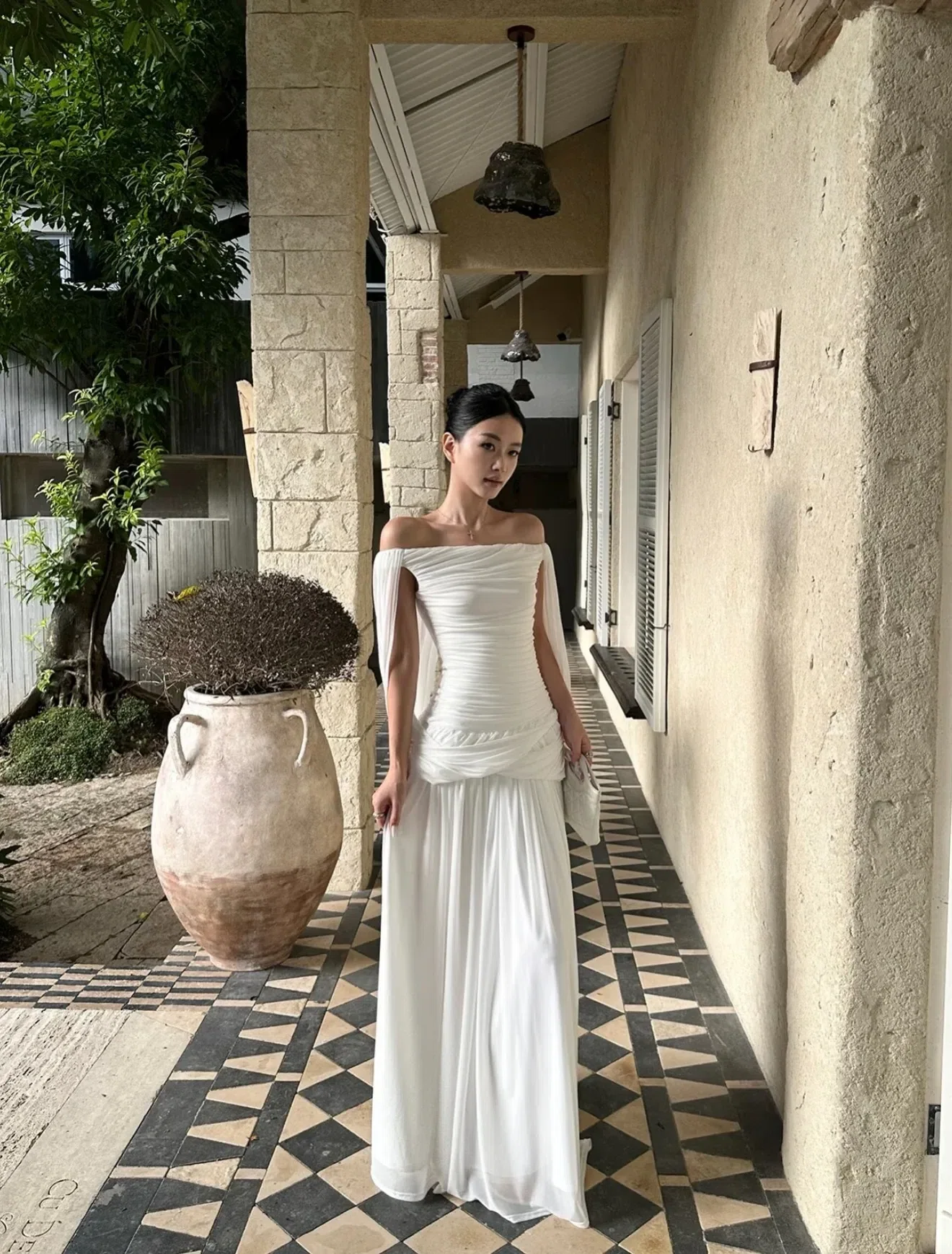 Ivory dress DT0063 9
