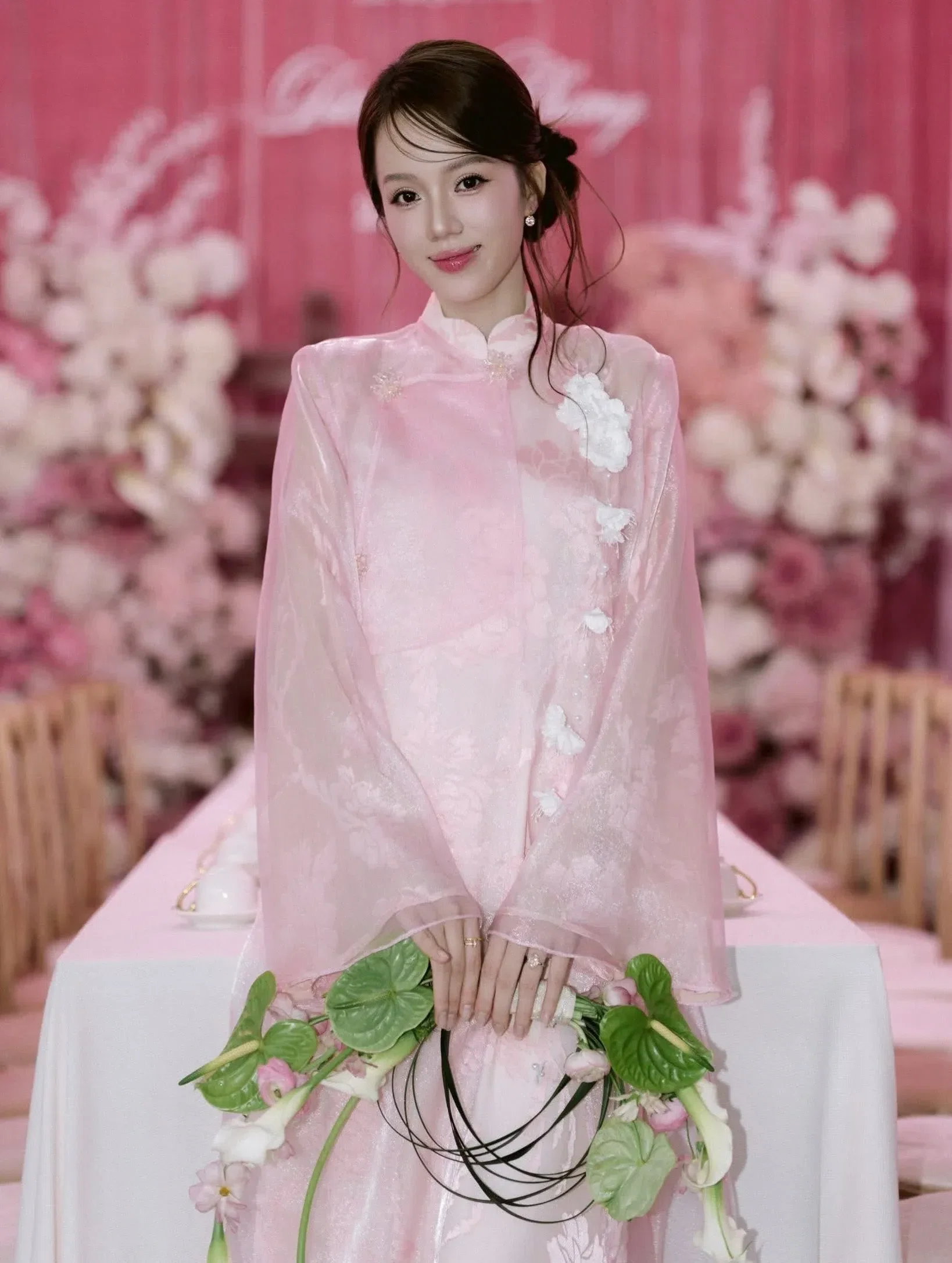 Áo dài VŨ HOA PHẤN size M fit S,M 2