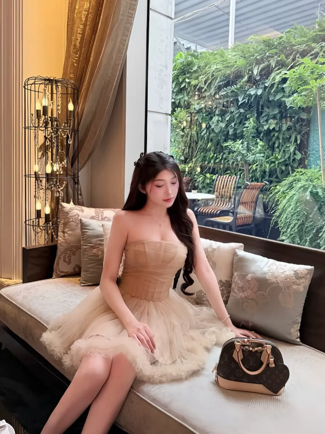 V561 Đầm cup xoè CHOUCHOU 3