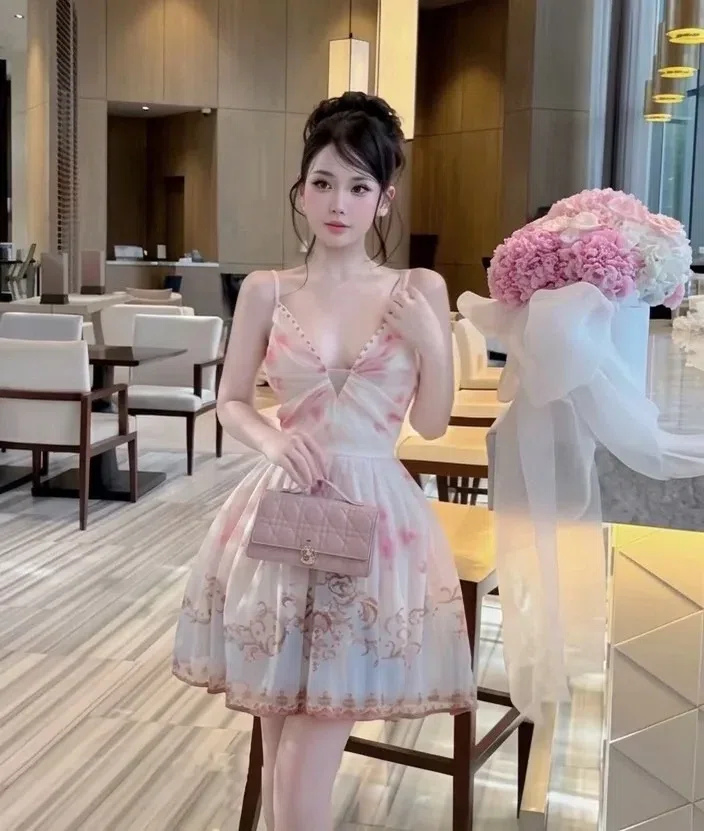 VÁY HOA KHOÉT NGỰC 2