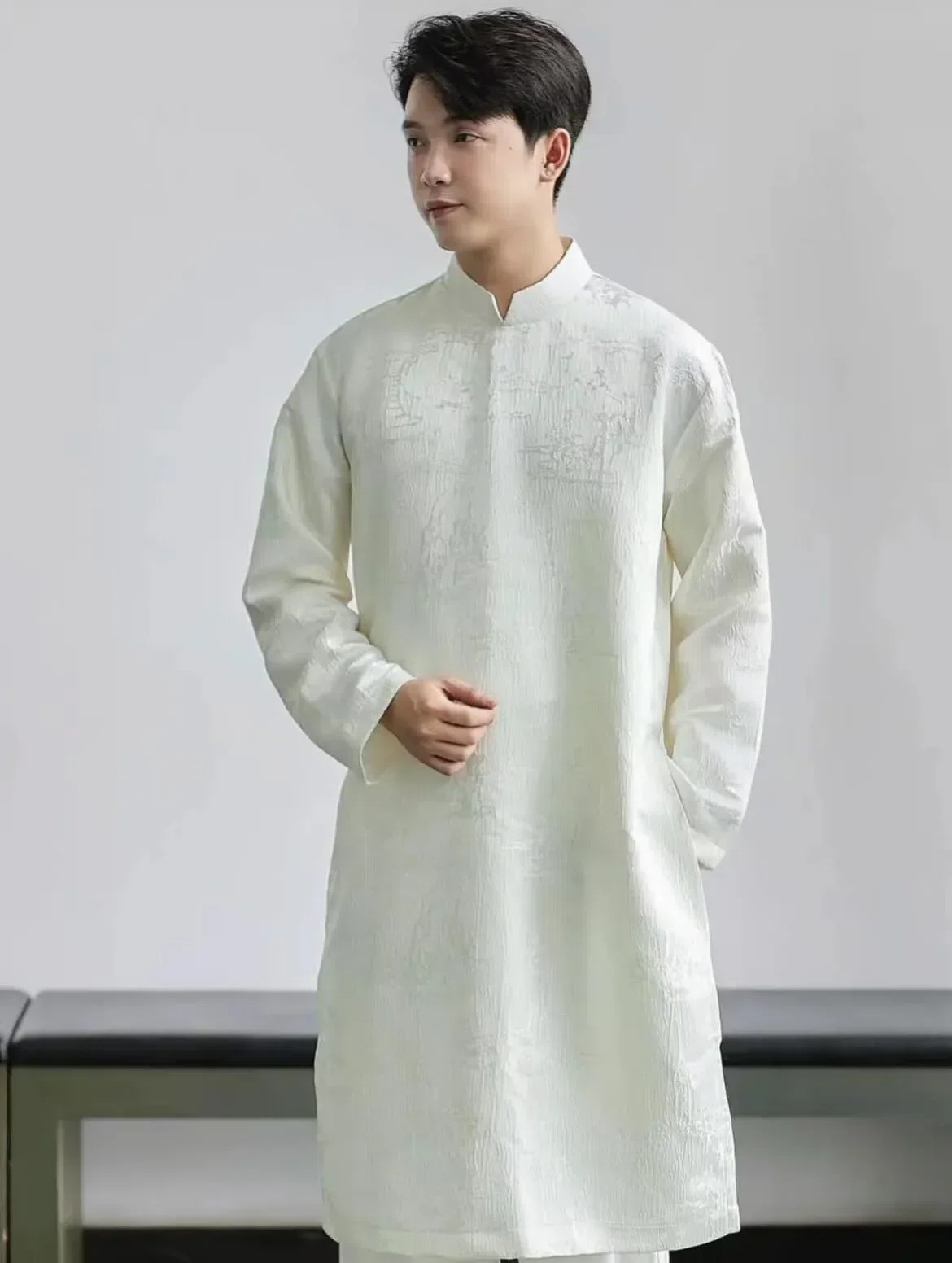 Áo dài nam 4