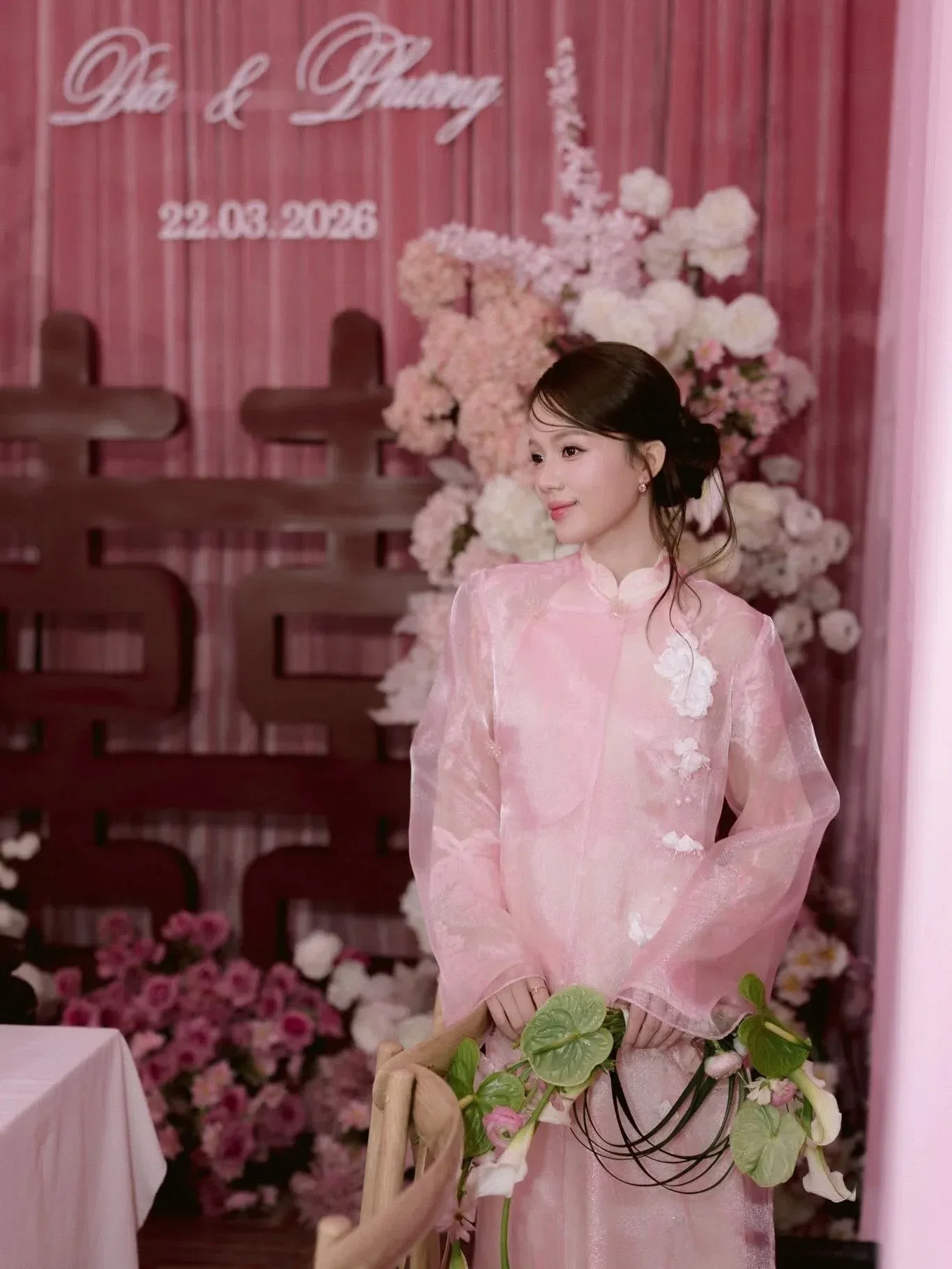 Áo dài VŨ HOA PHẤN size M fit S,M 1