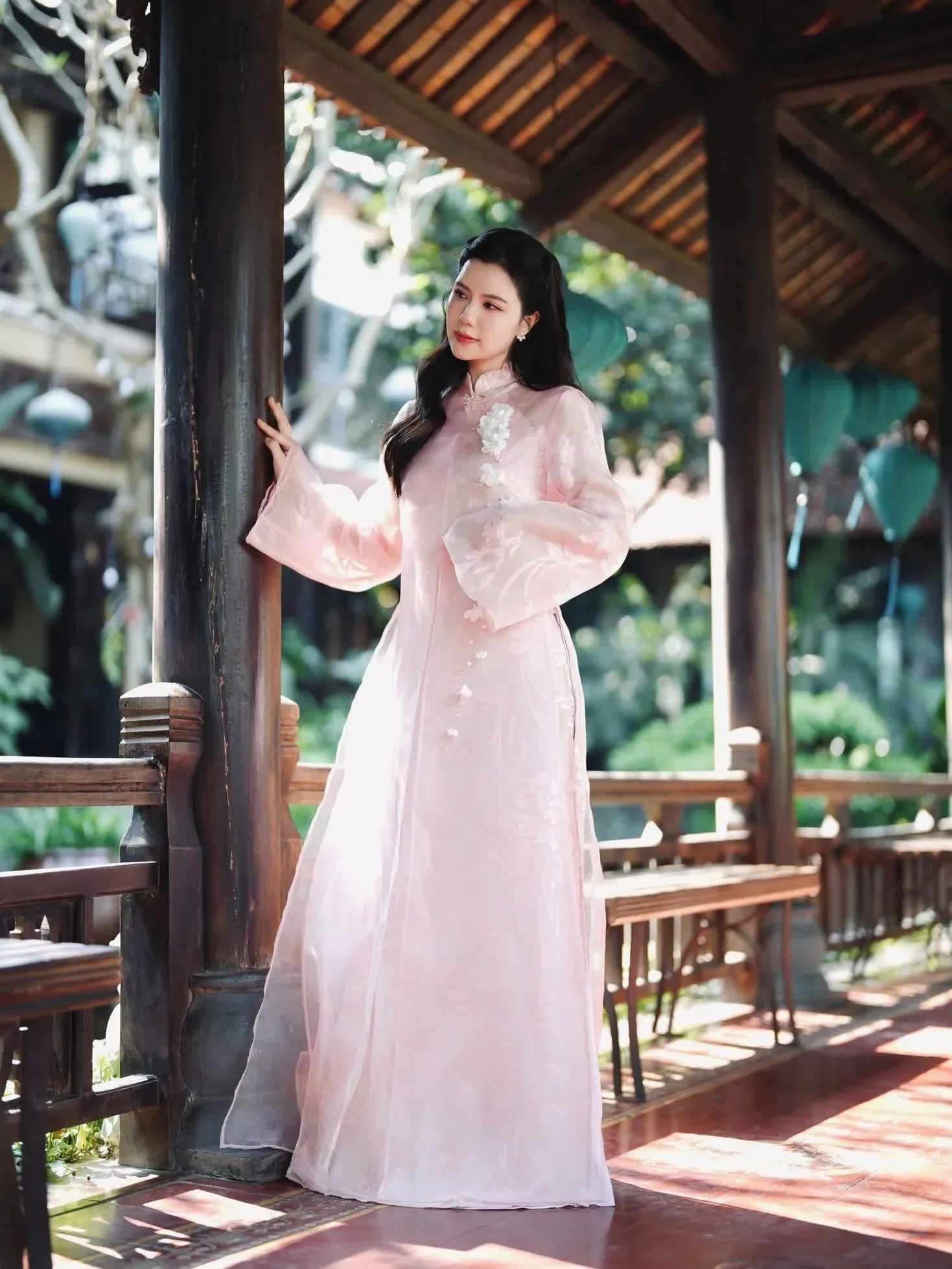 Áo dài VŨ HOA PHẤN size M fit S,M 10
