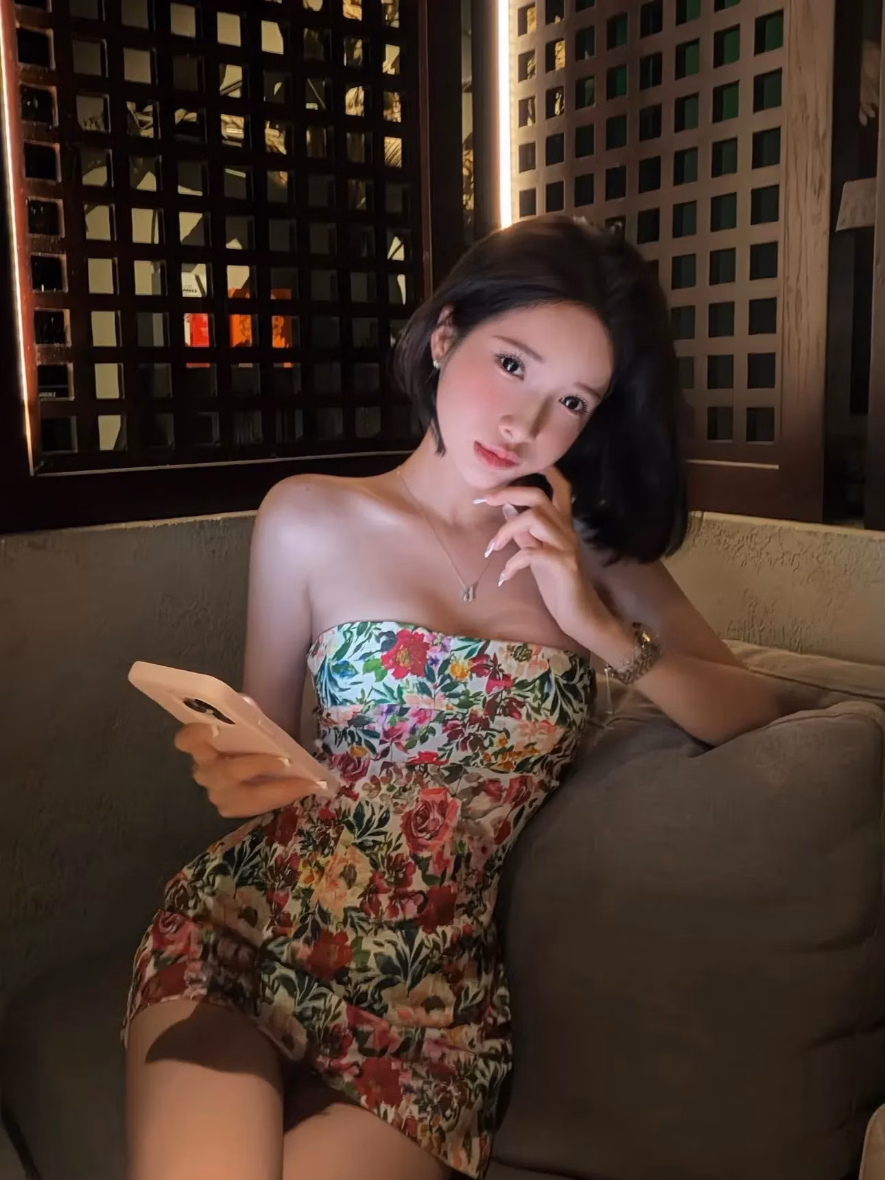 Váy cup hoa hồng Ntree 2