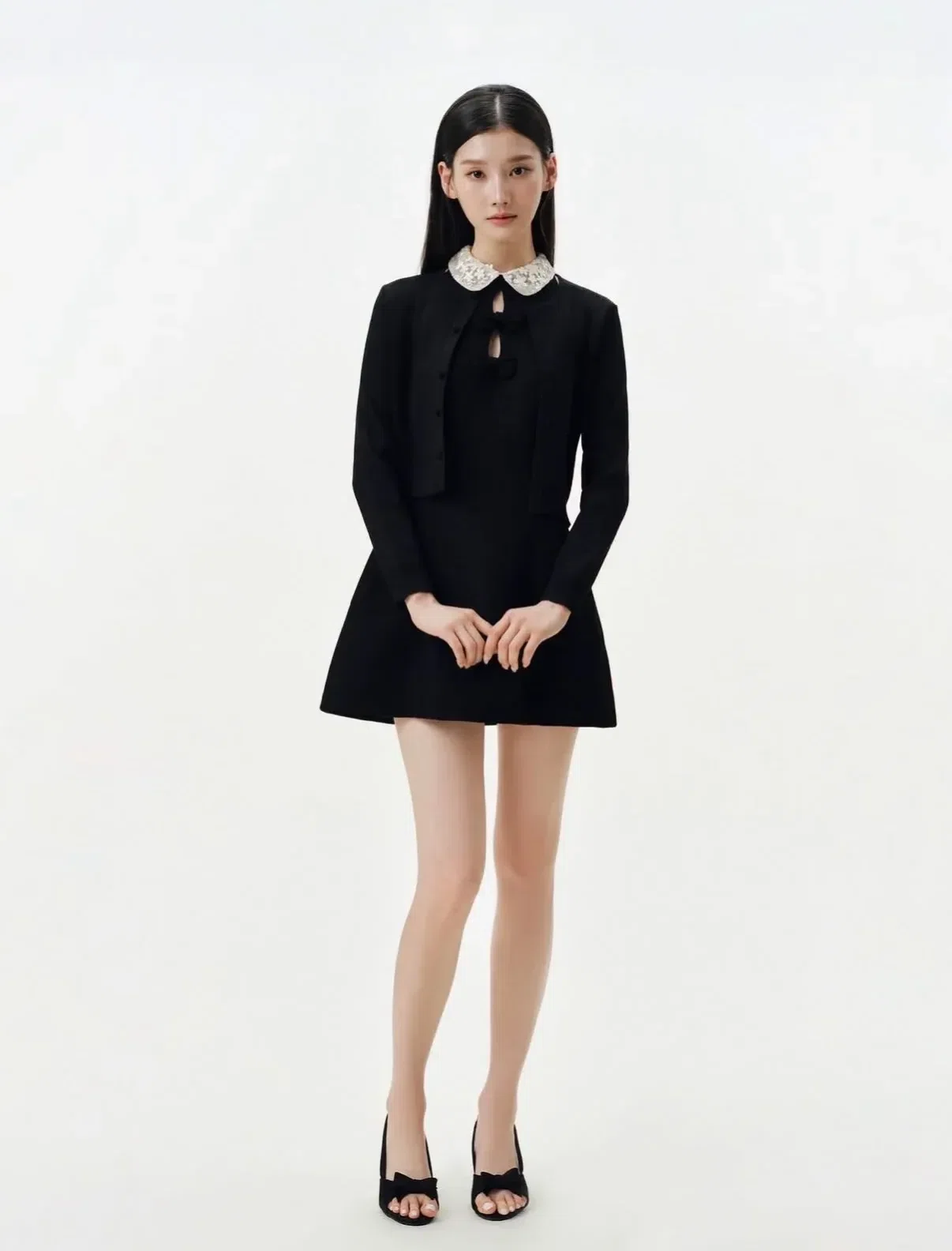 Mally Set - size L (gồm váy + cardigan) 13
