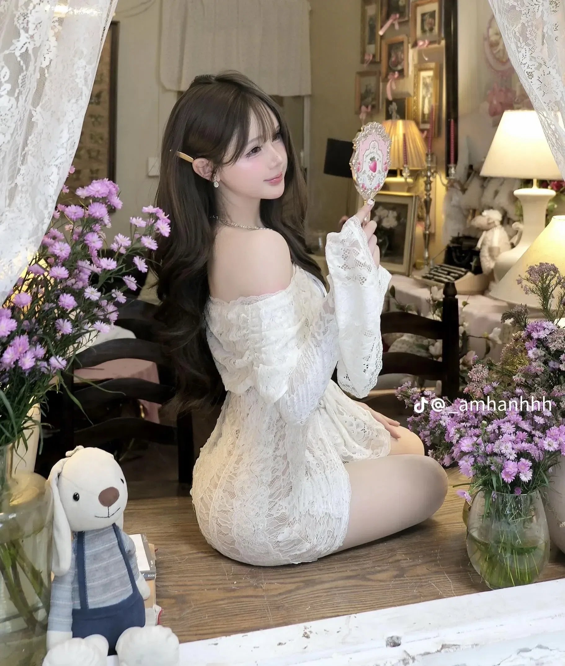 ĐẦM REN TRỄ VAI @Daria Dress 5