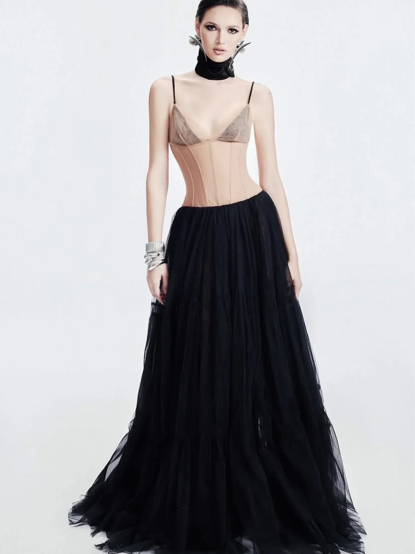 SHEER ECLIPSE DRESS - Size L 1