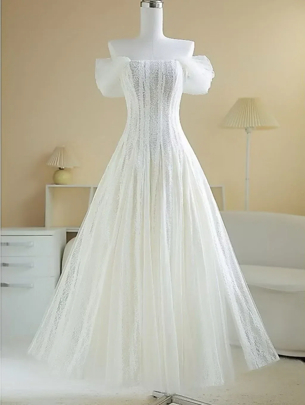 Sò Vintage @sovintage_house V586 CICELA Đầm ren trễ vai 6