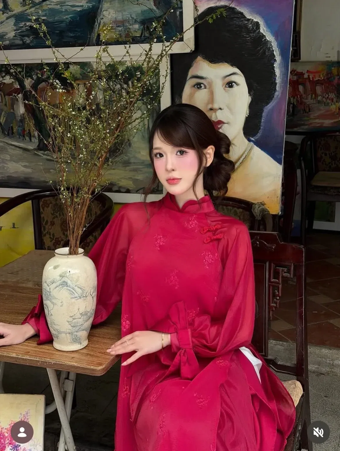 Cheap moment with WynAnh's dress 6