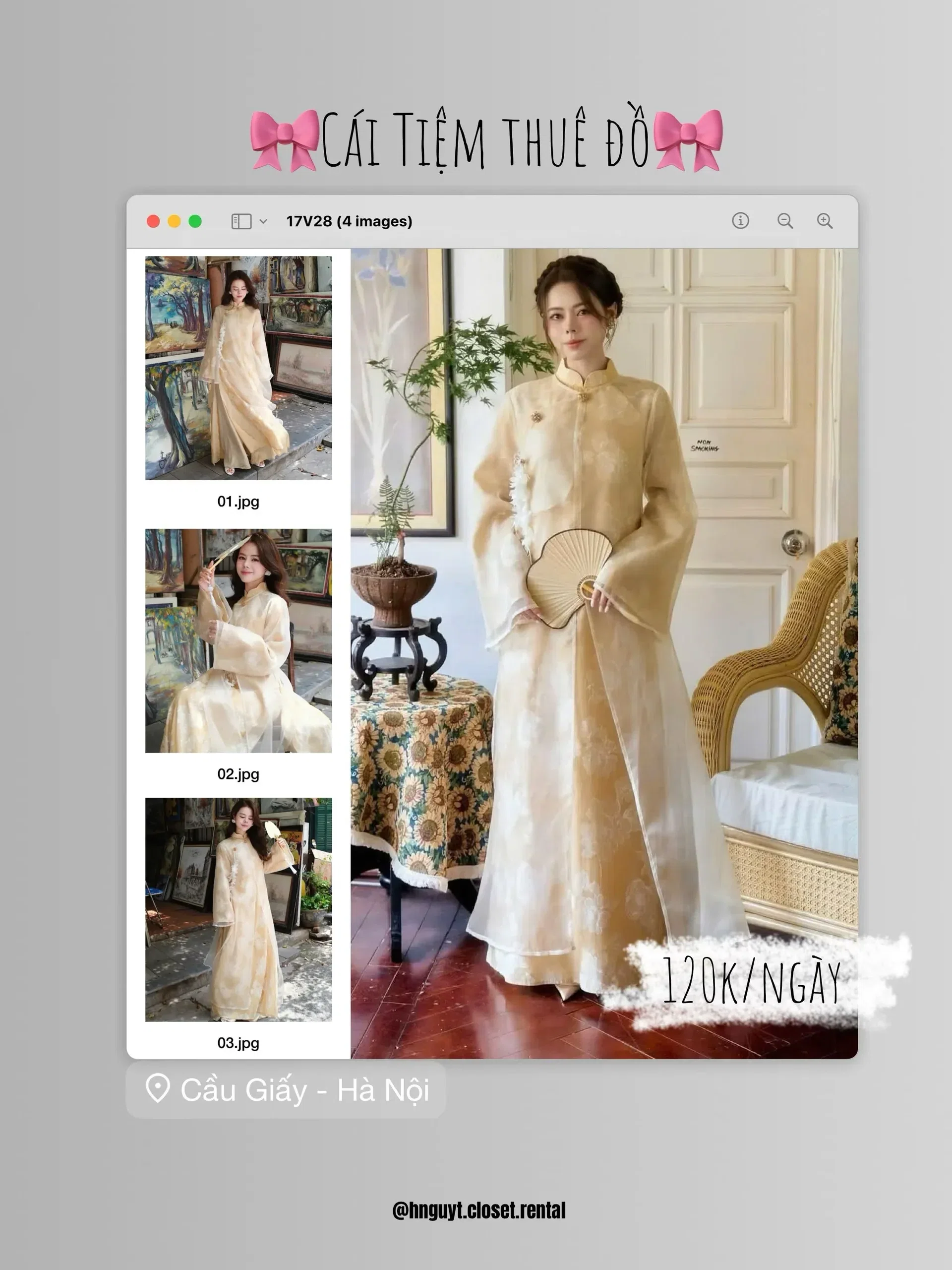 Áo dài Mạc Uyển 1