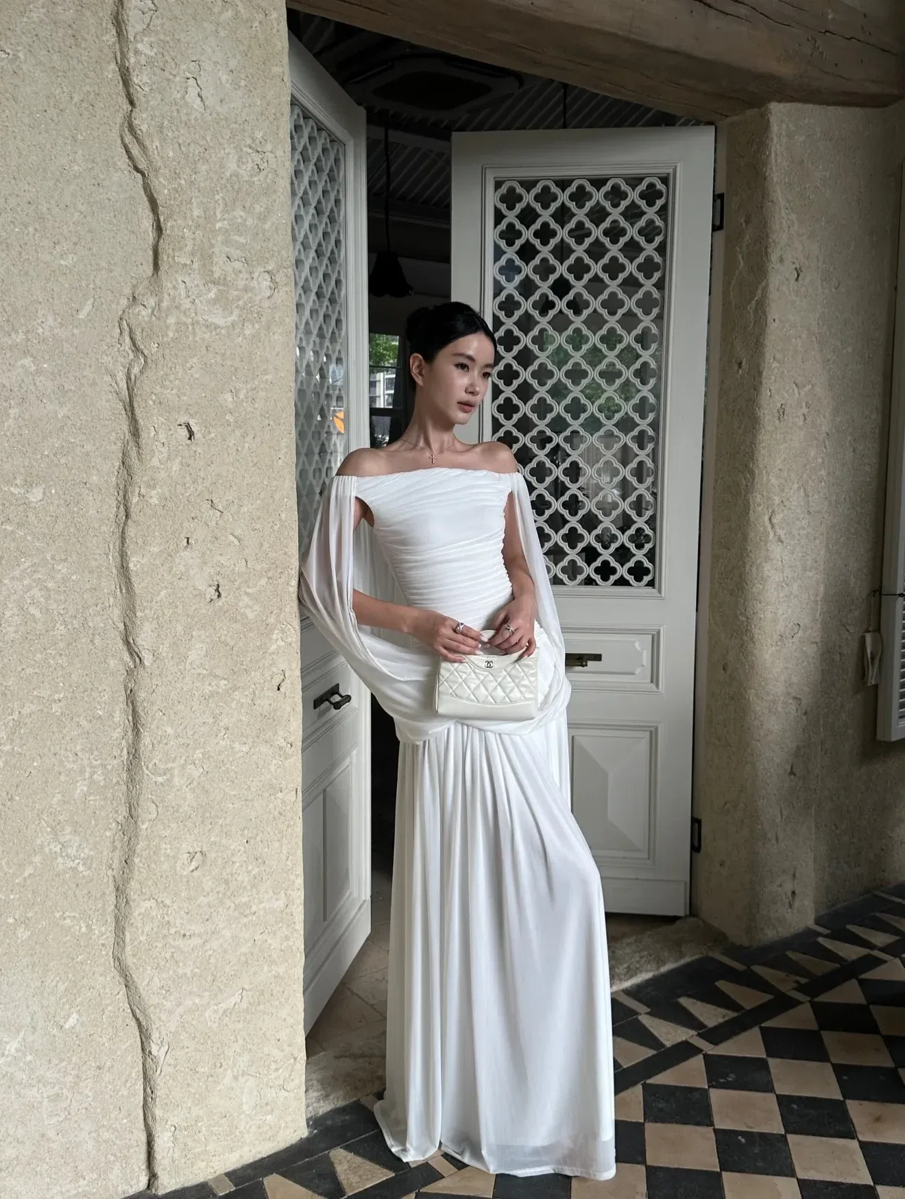 Ivory dress DT0063 6