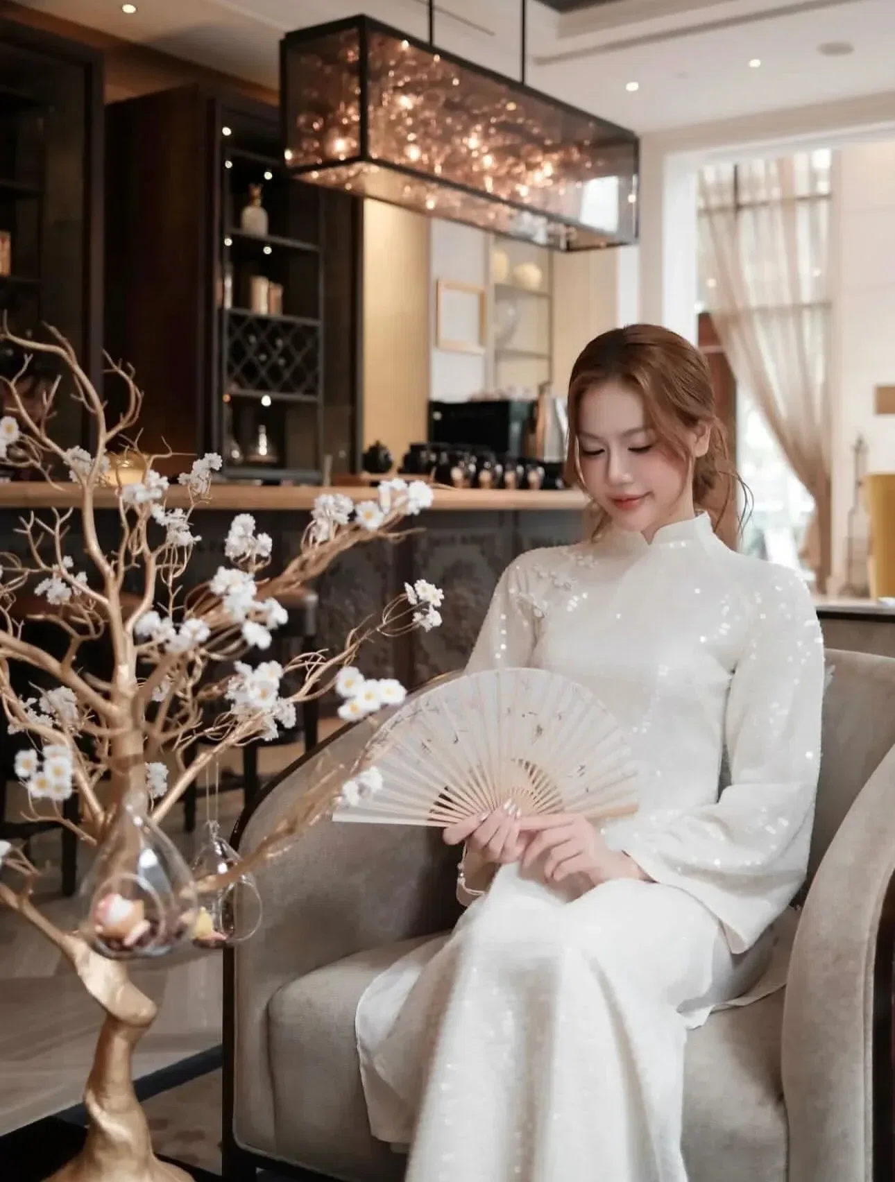 Áo dài Kim Sa 3