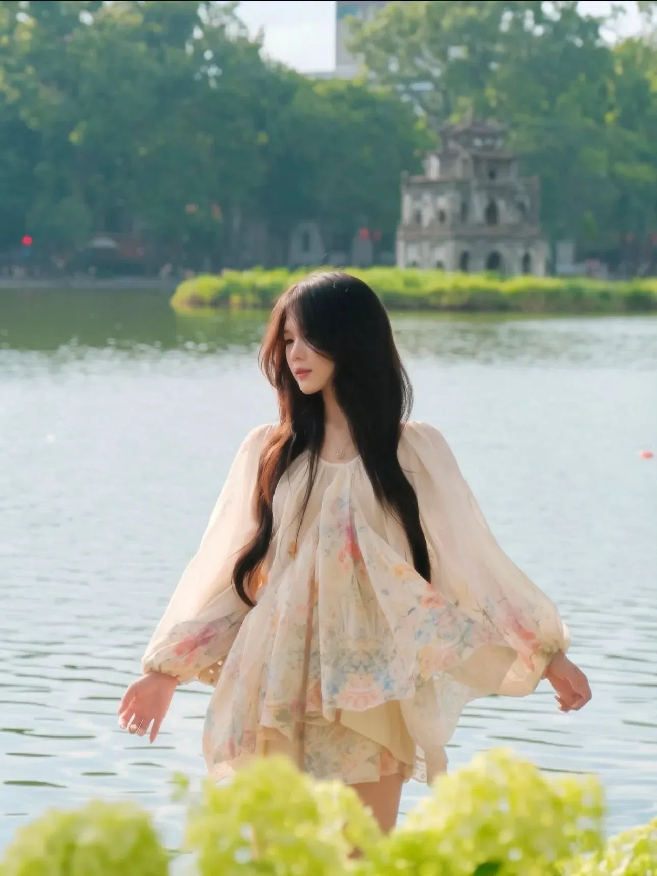 V648 Set hoa thêu bồng (áo x quần) size S (Form TO) 1