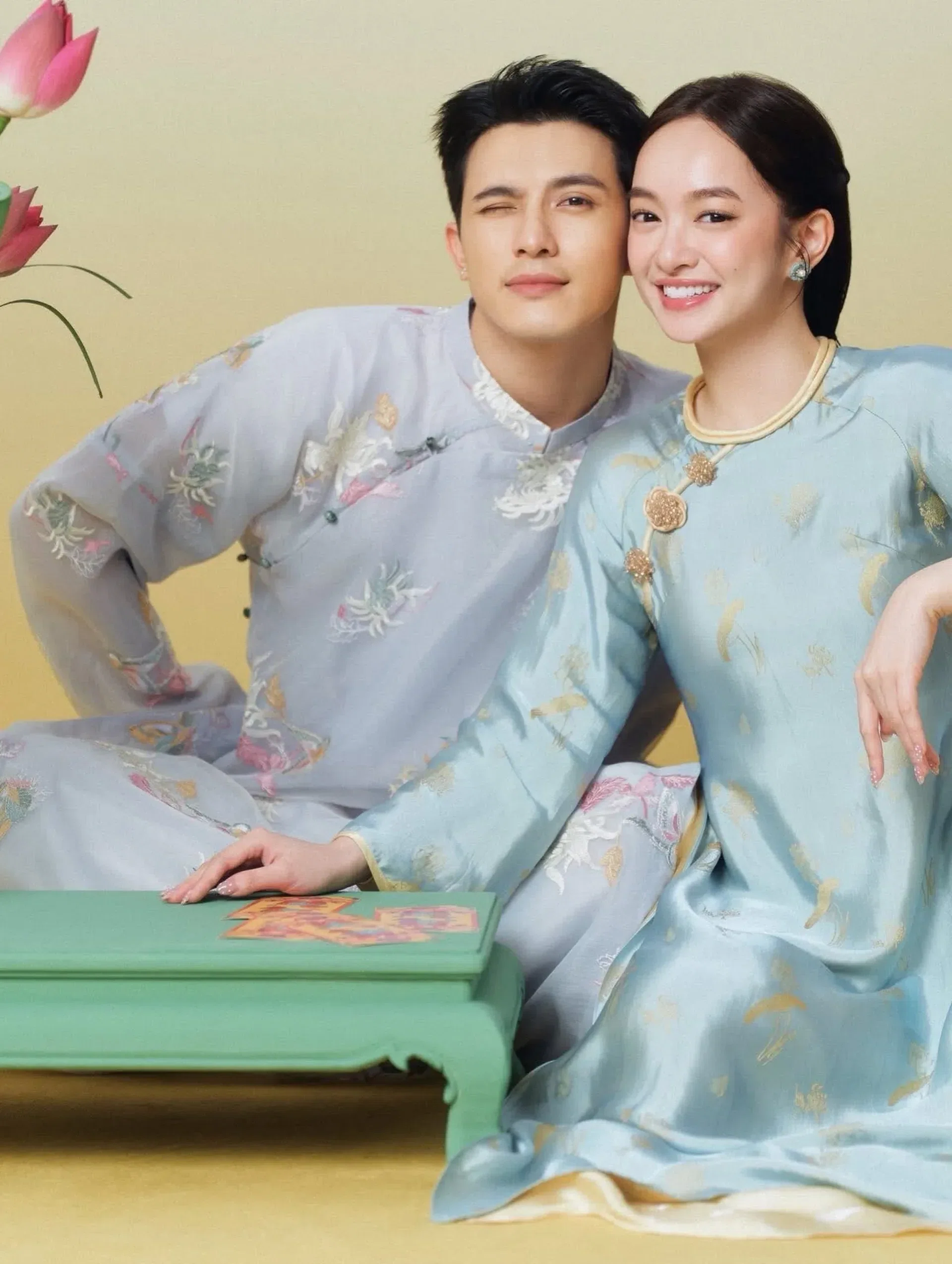ÁO DÀI LAM size M 8