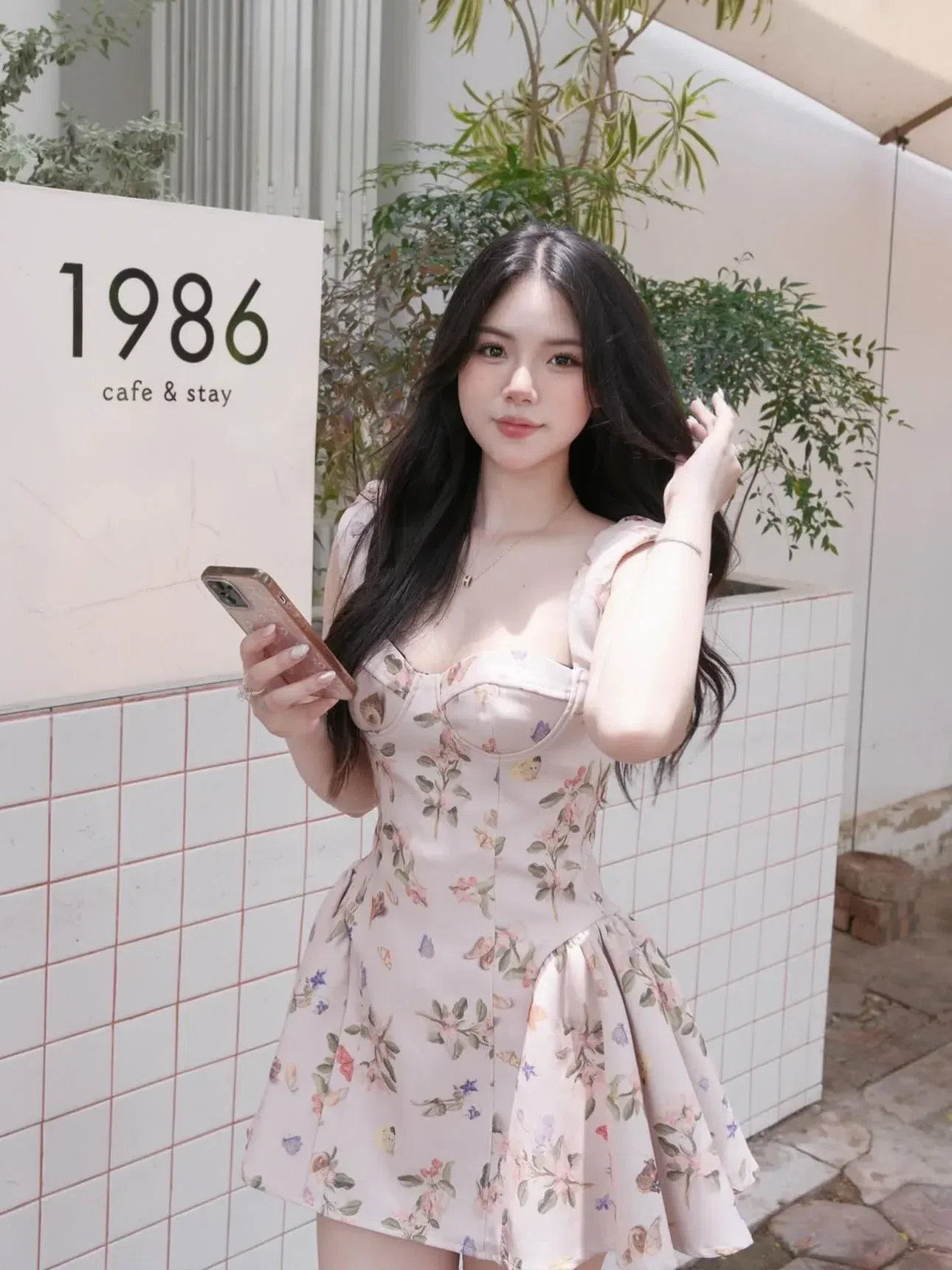 Đầm hoa nhún bồng Tbb 3
