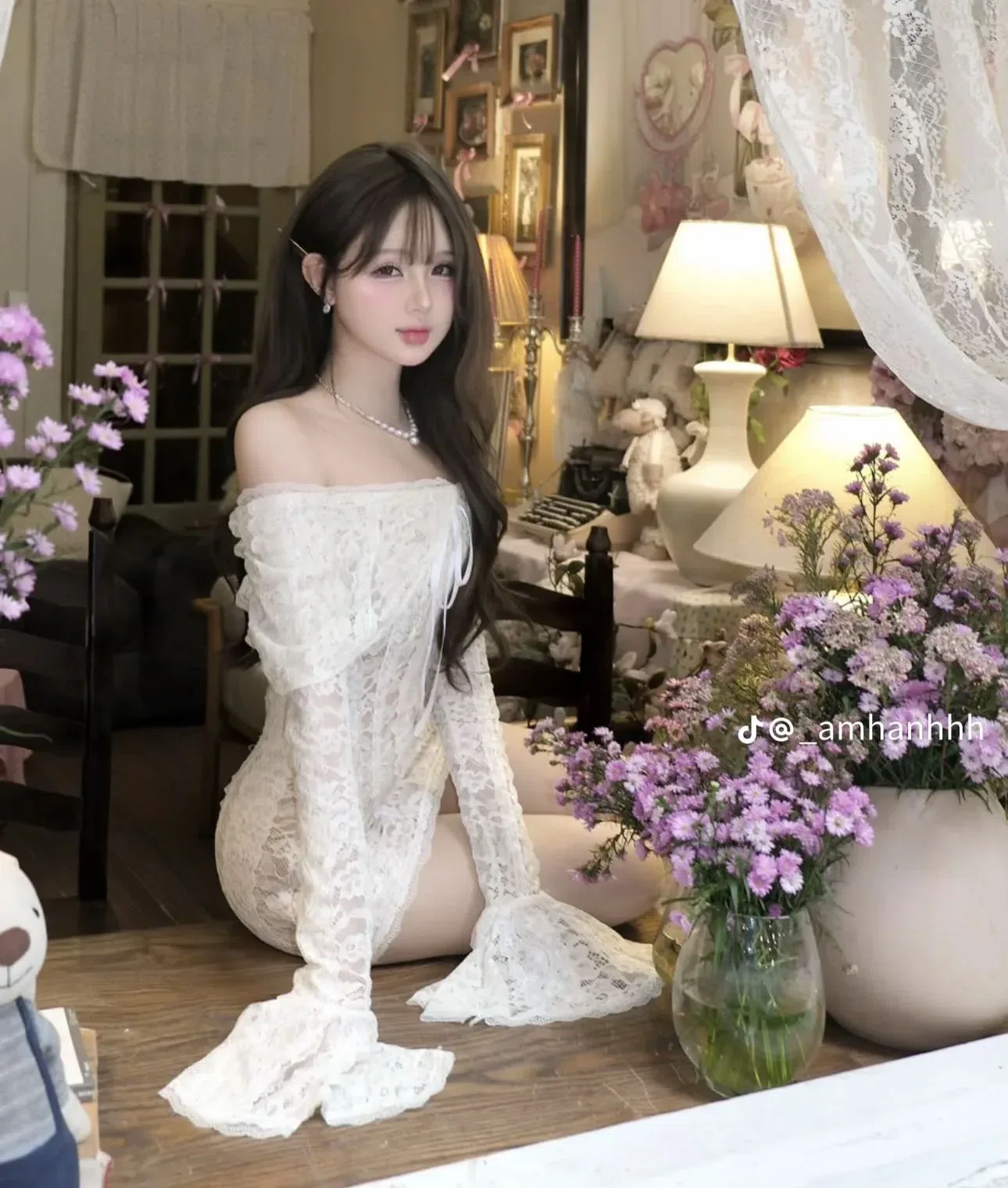 ĐẦM REN TRỄ VAI @Daria Dress 4