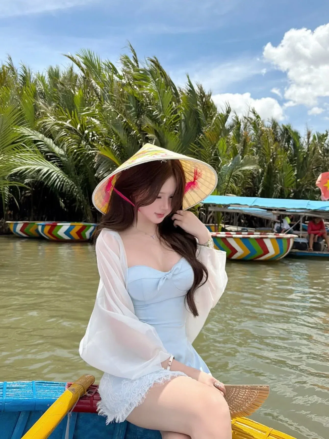 Amelie V657 - 675 Hecate Váy lụa xanh 6