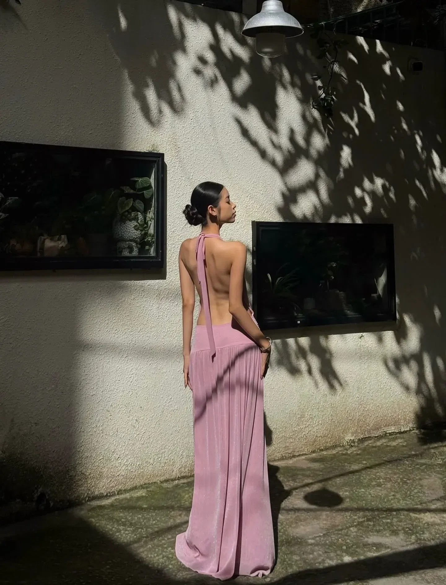 Amoura Dress - size M (màu hồng tím) 12