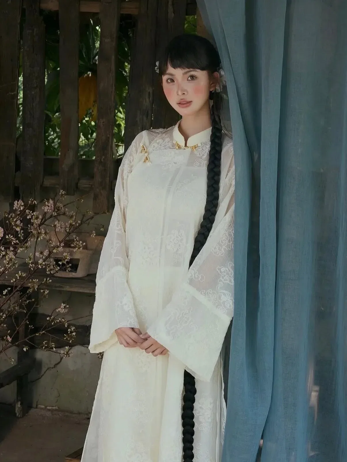 Áo dài Kiều Khổng - size L 17