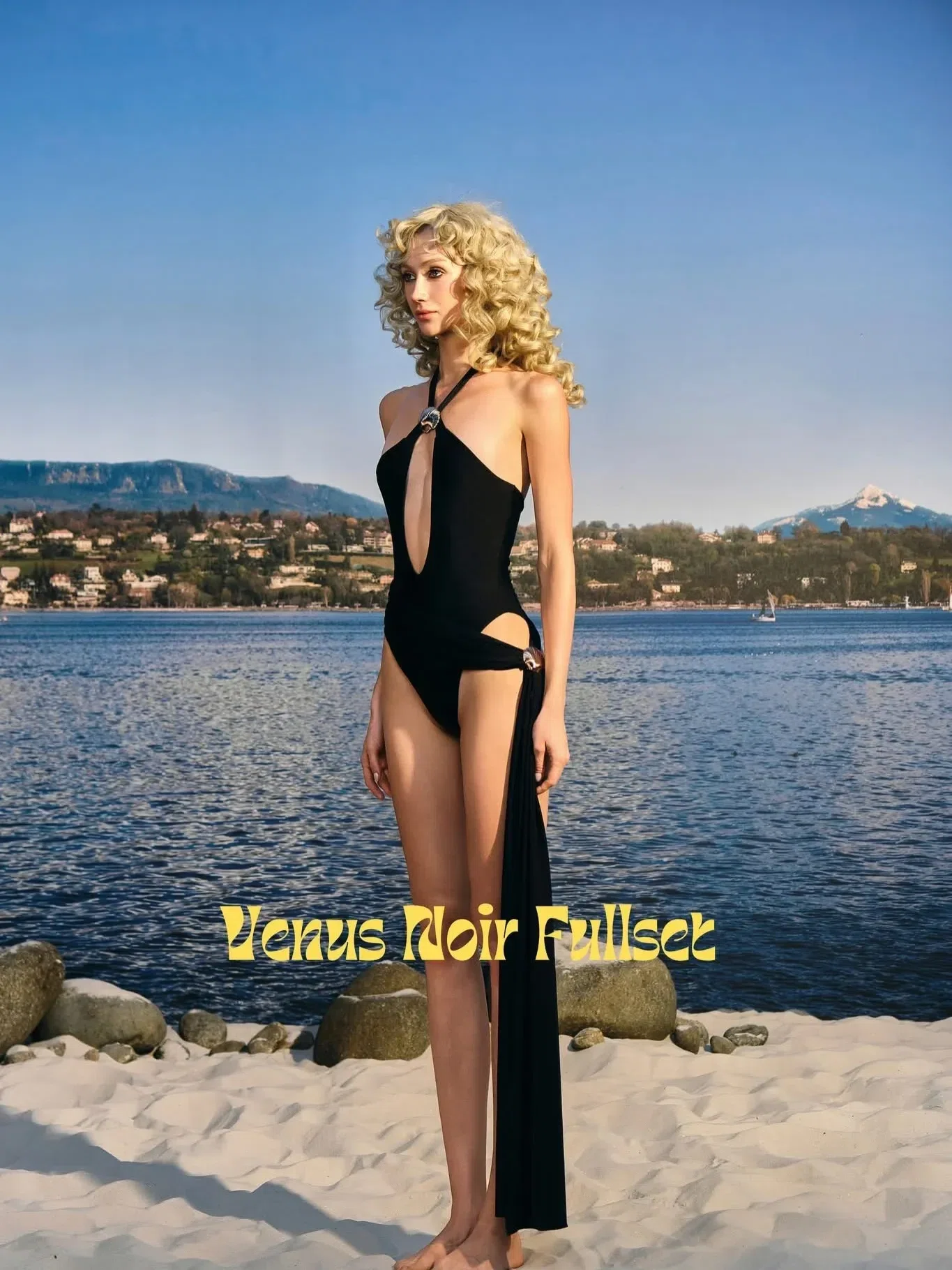 Venus Noir Bodysuit - size L 16