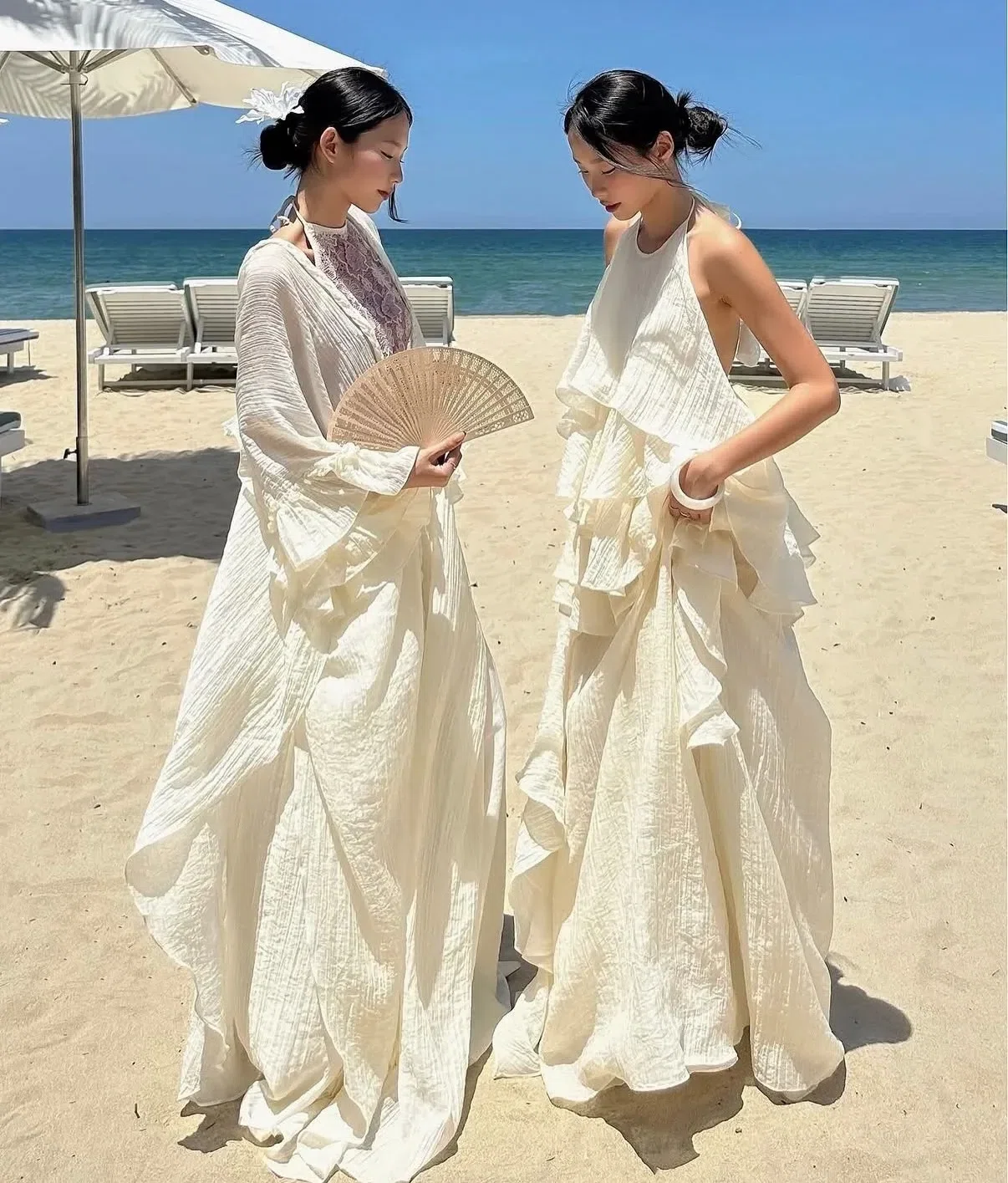 Đầm dáng ôm size M co giãn fit M, L 4