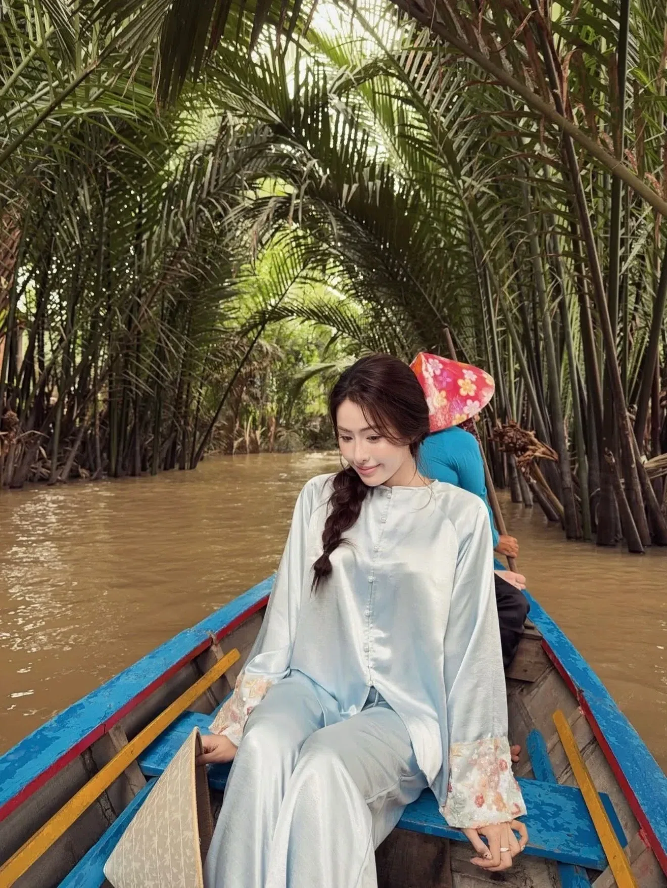 4 Màu ( Xanh dương - Xanh lá - Hồng - Trắng) pháp phục tay phối kim sa🌷
_______ 2