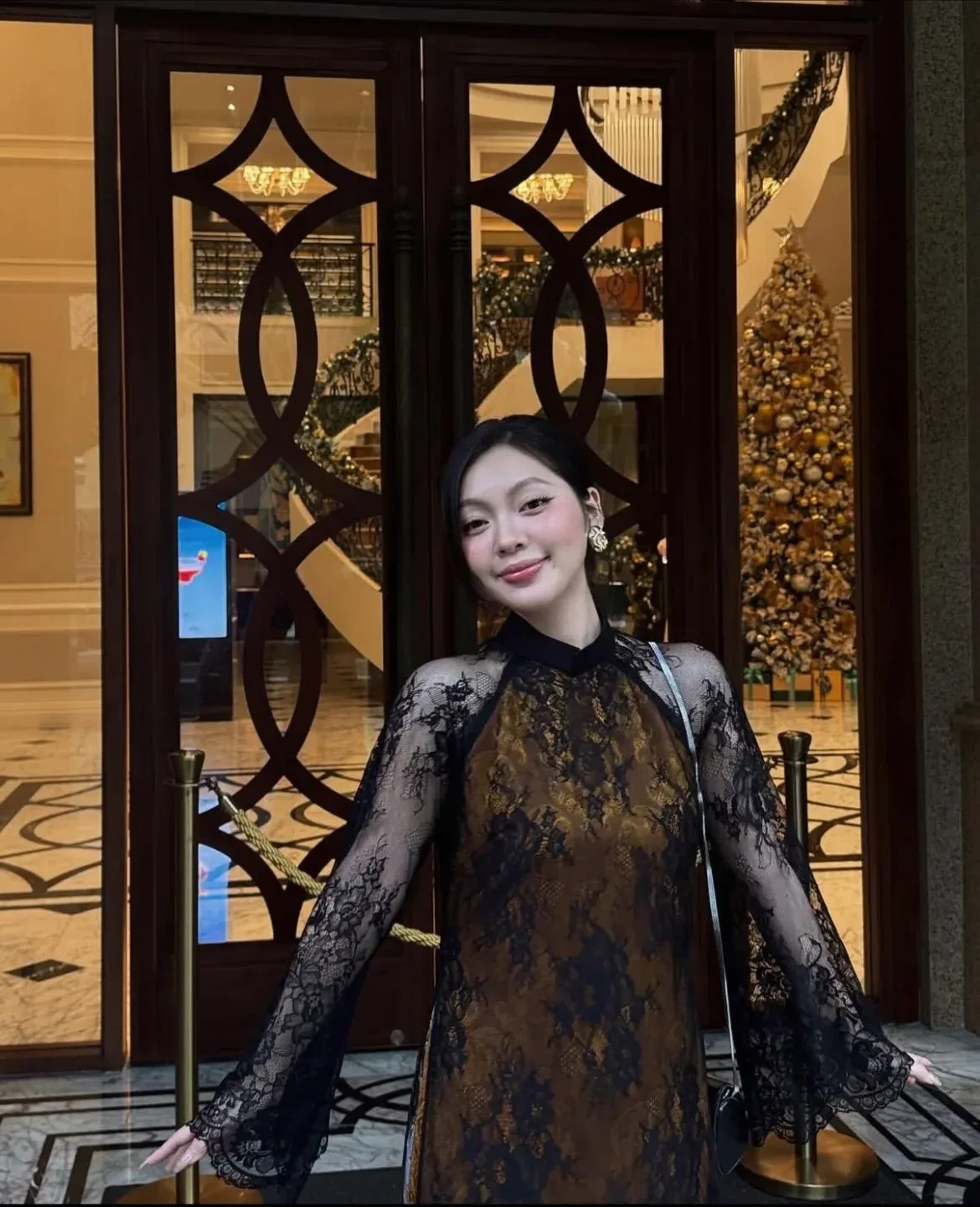 [Ngọc Nghiên] Thực sự là đi cái tone này quá đỉnh, ren phối lụa nha xá, sang và slay vô cùnggg ạ Size S (ngực dưới 87, eo dưới 69) 2