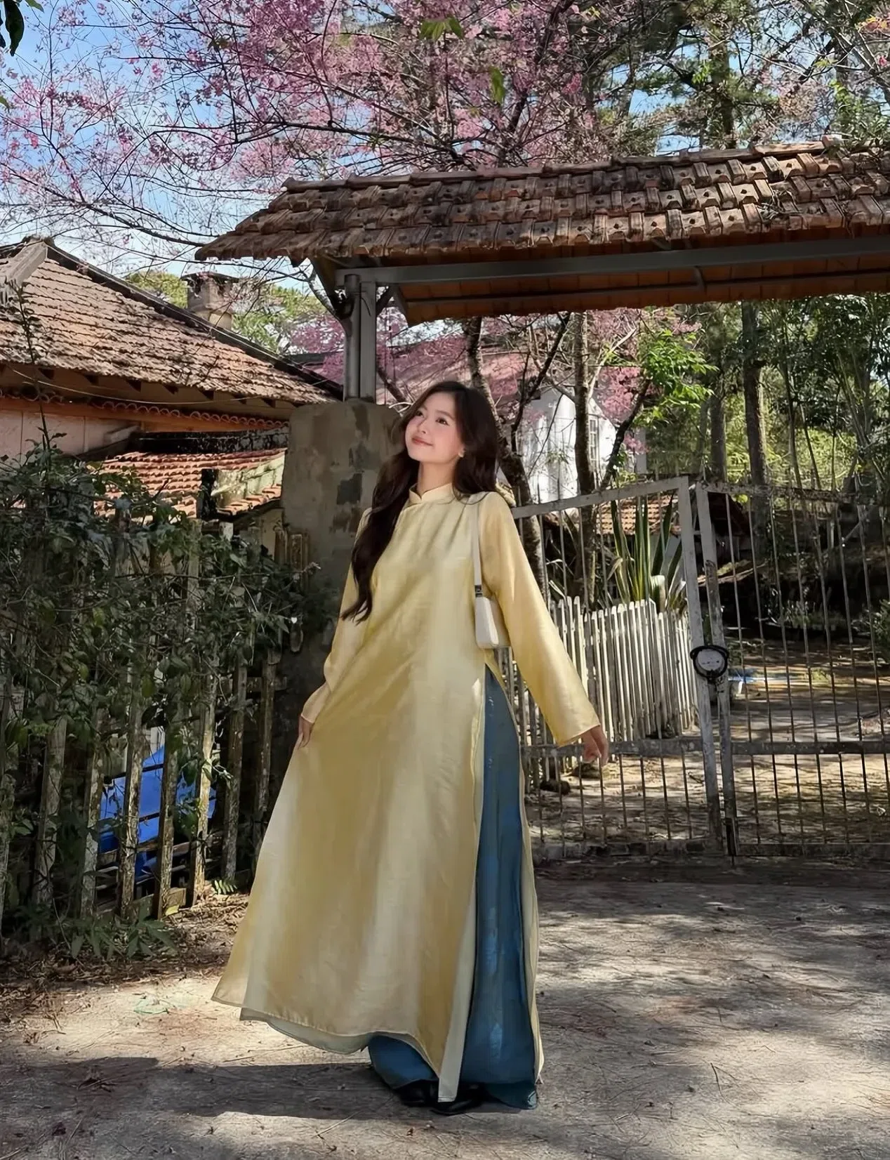 Wepretty - Áo dài TẰM size S 3