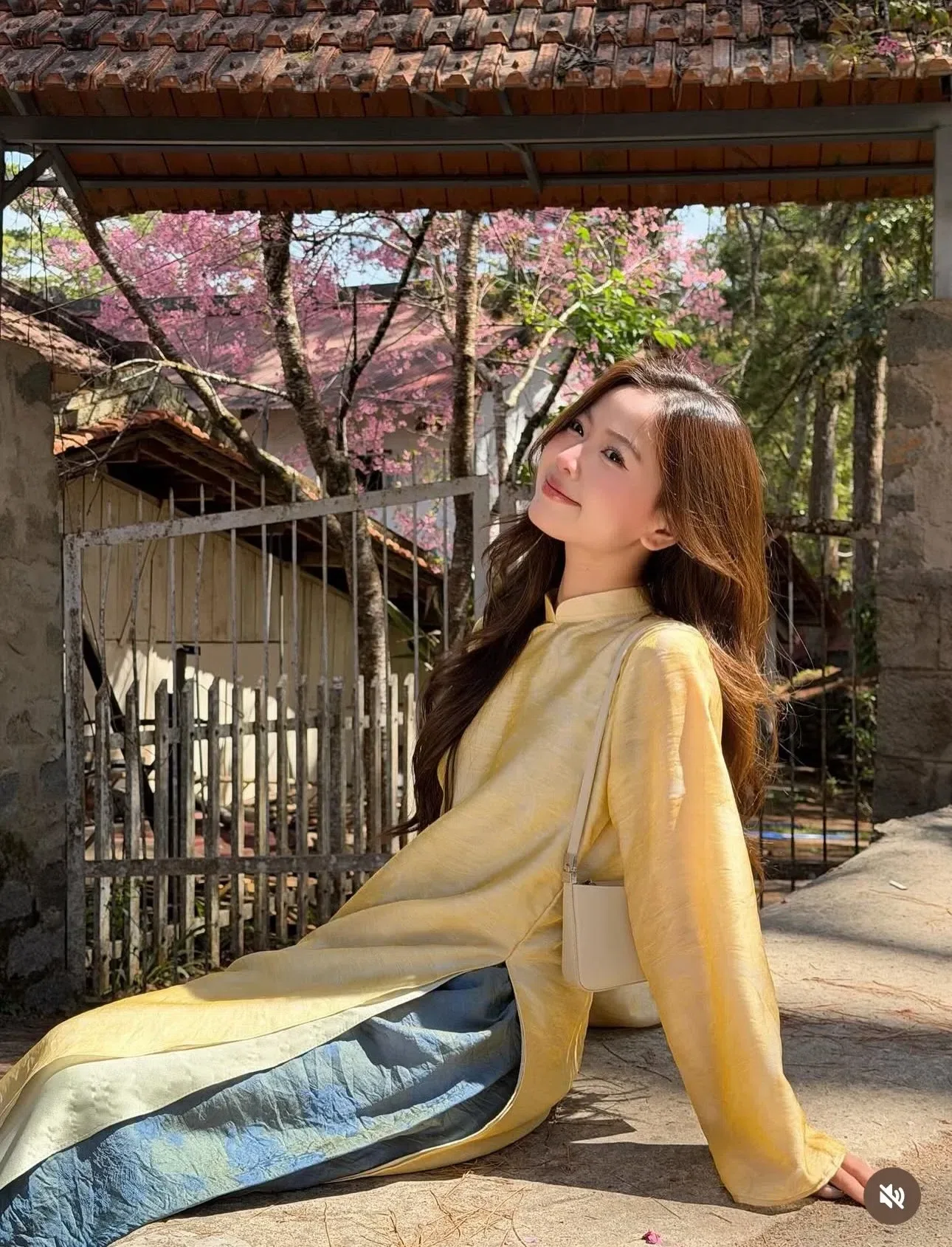 Wepretty - Áo dài TẰM size S 1