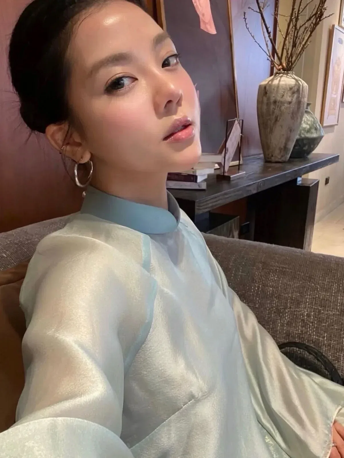 Áo dài Vân Nhã - size M fit M, L 6