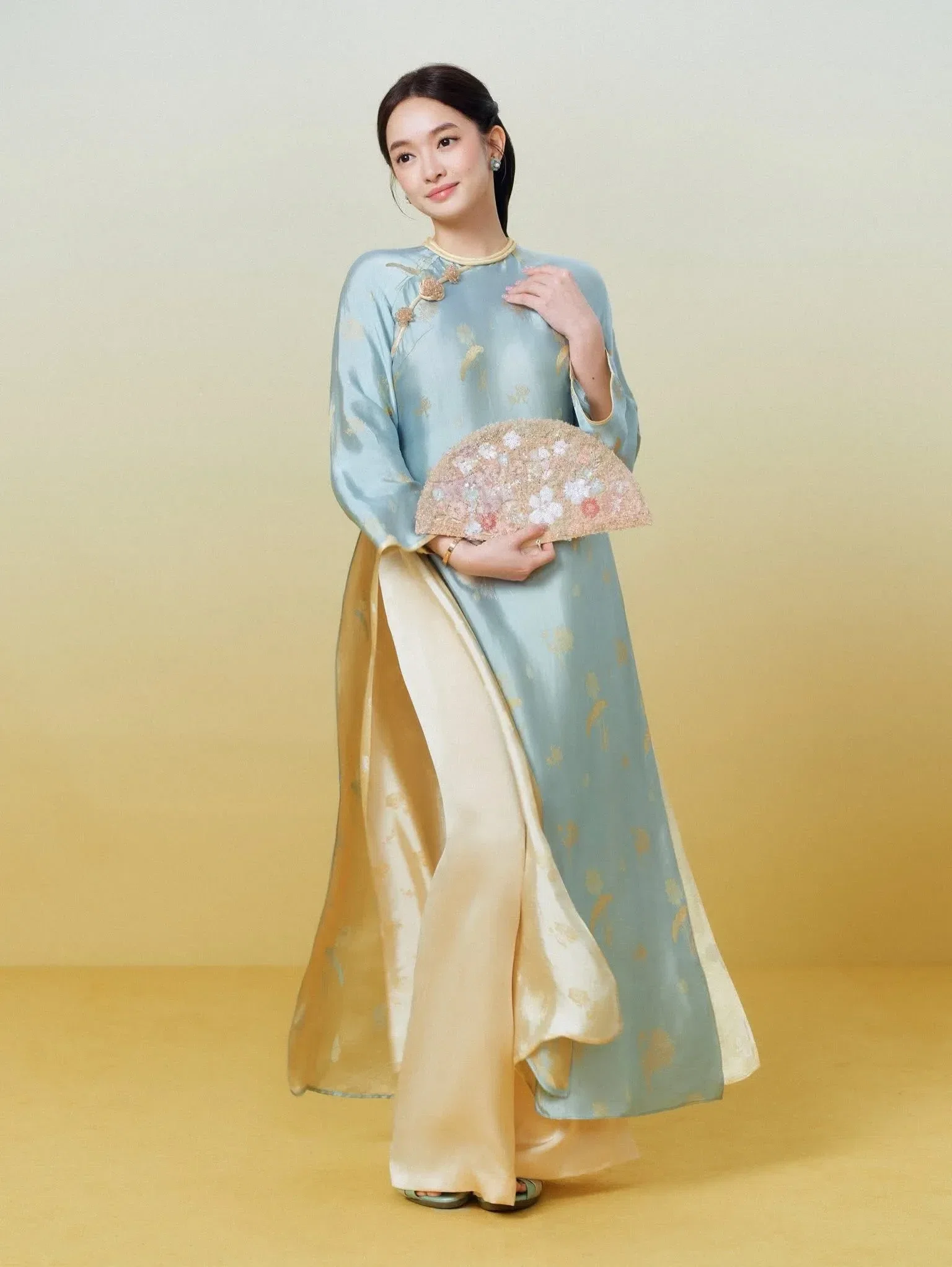 ÁO DÀI LAM size M 5