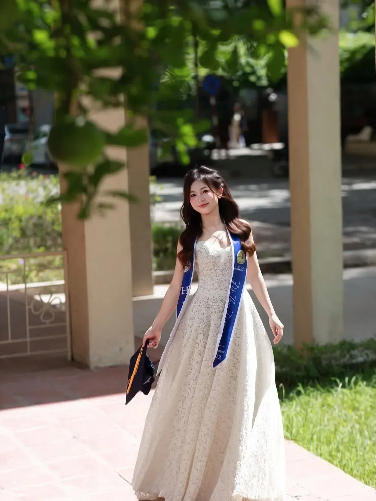 V487 AULERA đầm ren hoa đính kết 10