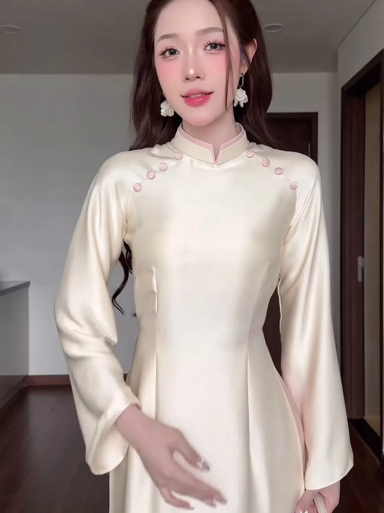 Áo dài trùc Vy size M 4